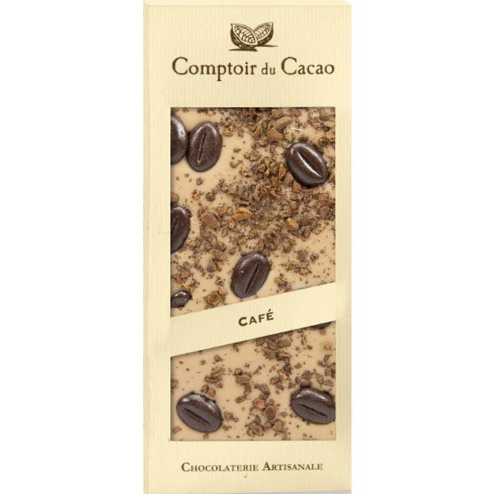 French Feast Comptoir du Cacao Blond chocolate bar w/ caramel & coffee