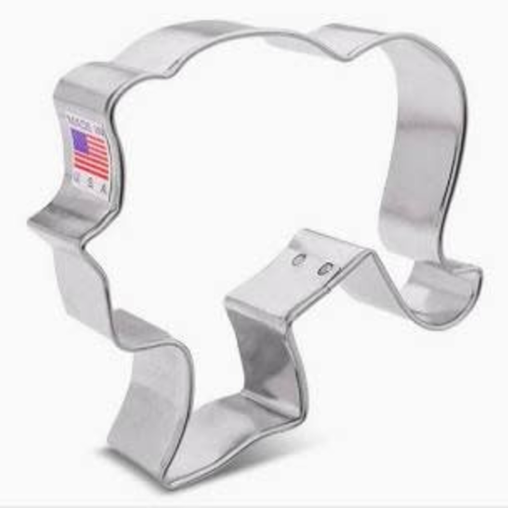 R&M International Doll Head 3.5in Cookie Cutter | R&M International