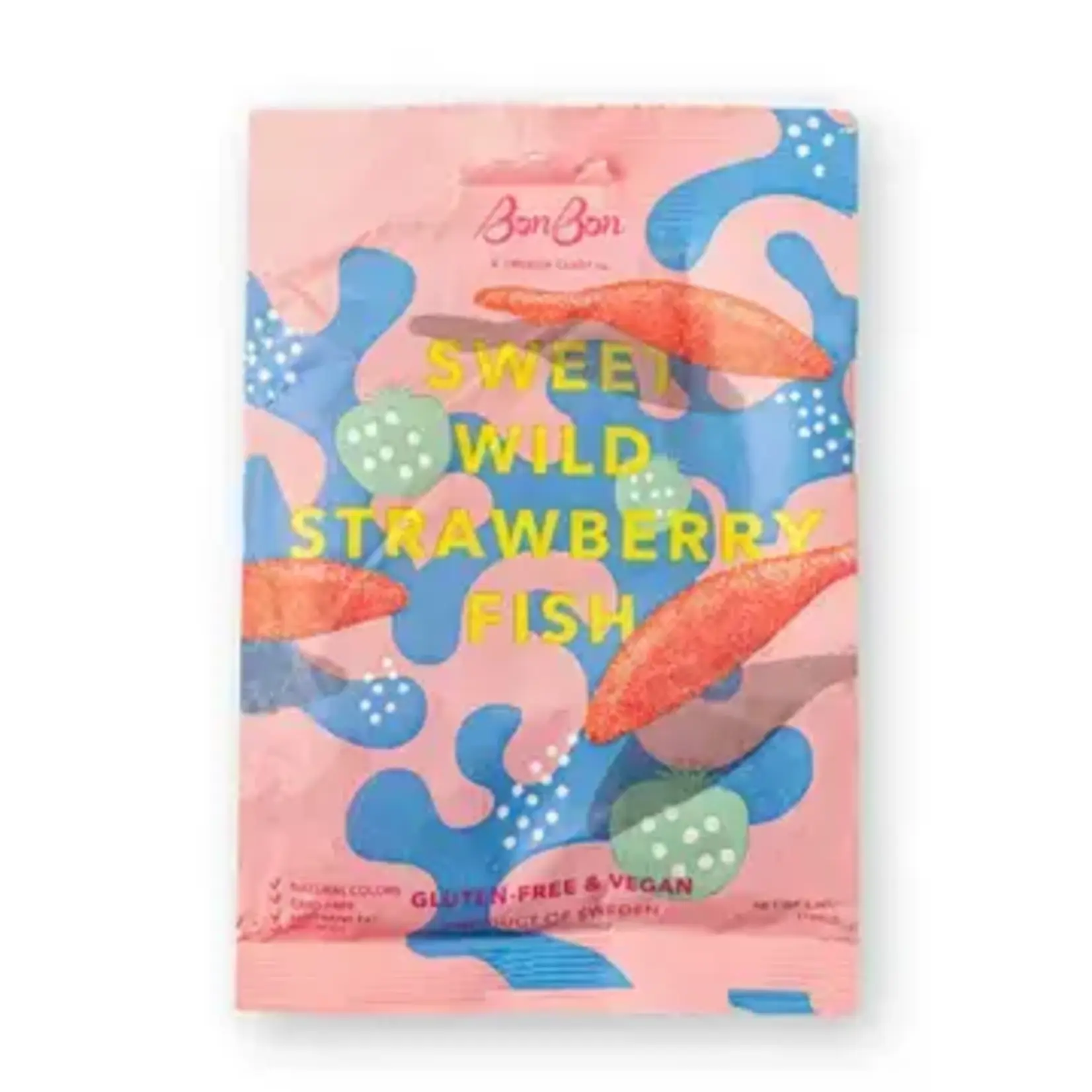 Sweetish BonBon's Sweet Wild Strawberry Fish 150g