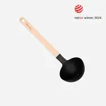 Epicurean Gourmet Series Utensils - Ladle/Natural + Black - 13"