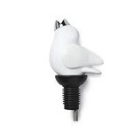Gurgle Pot Chirpy Top Wine Pouring Spout, White/White | Gurgle Pot