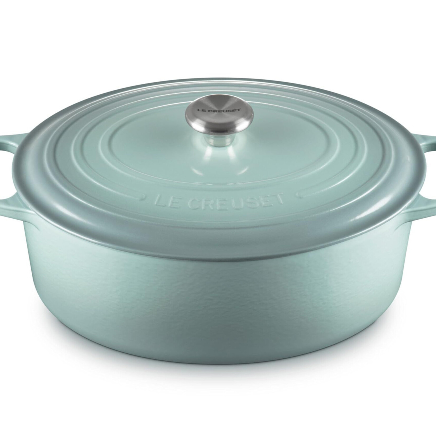 Le Creuset Signature Oval Dutch Oven - Sea Salt - 8 qt | Le Creuset