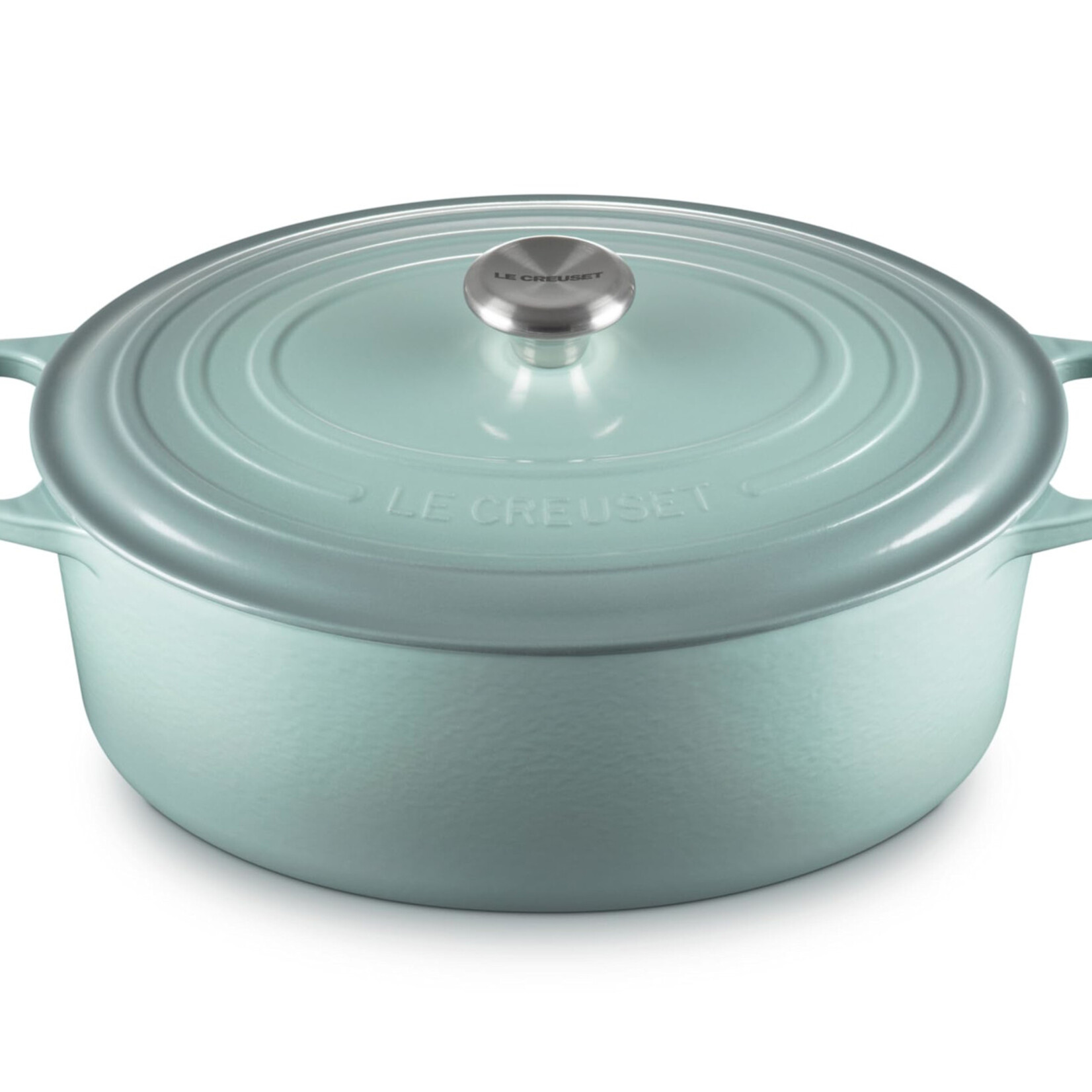 Le Creuset Signature Oval Dutch Oven - Sea Salt - 8 qt | Le Creuset