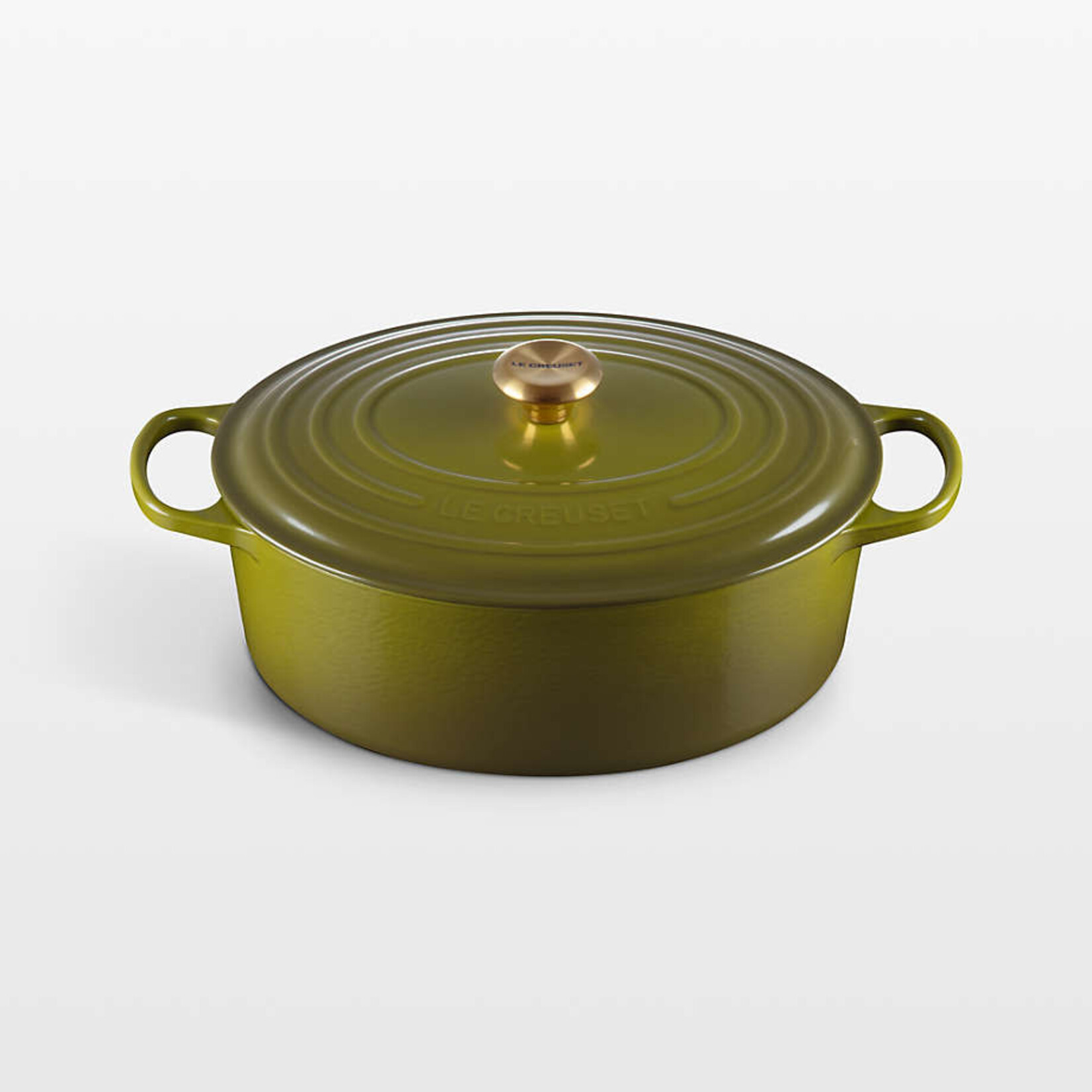 Le Creuset Signature Oval Dutch Oven - Olive - 8 qt | Le Creuset