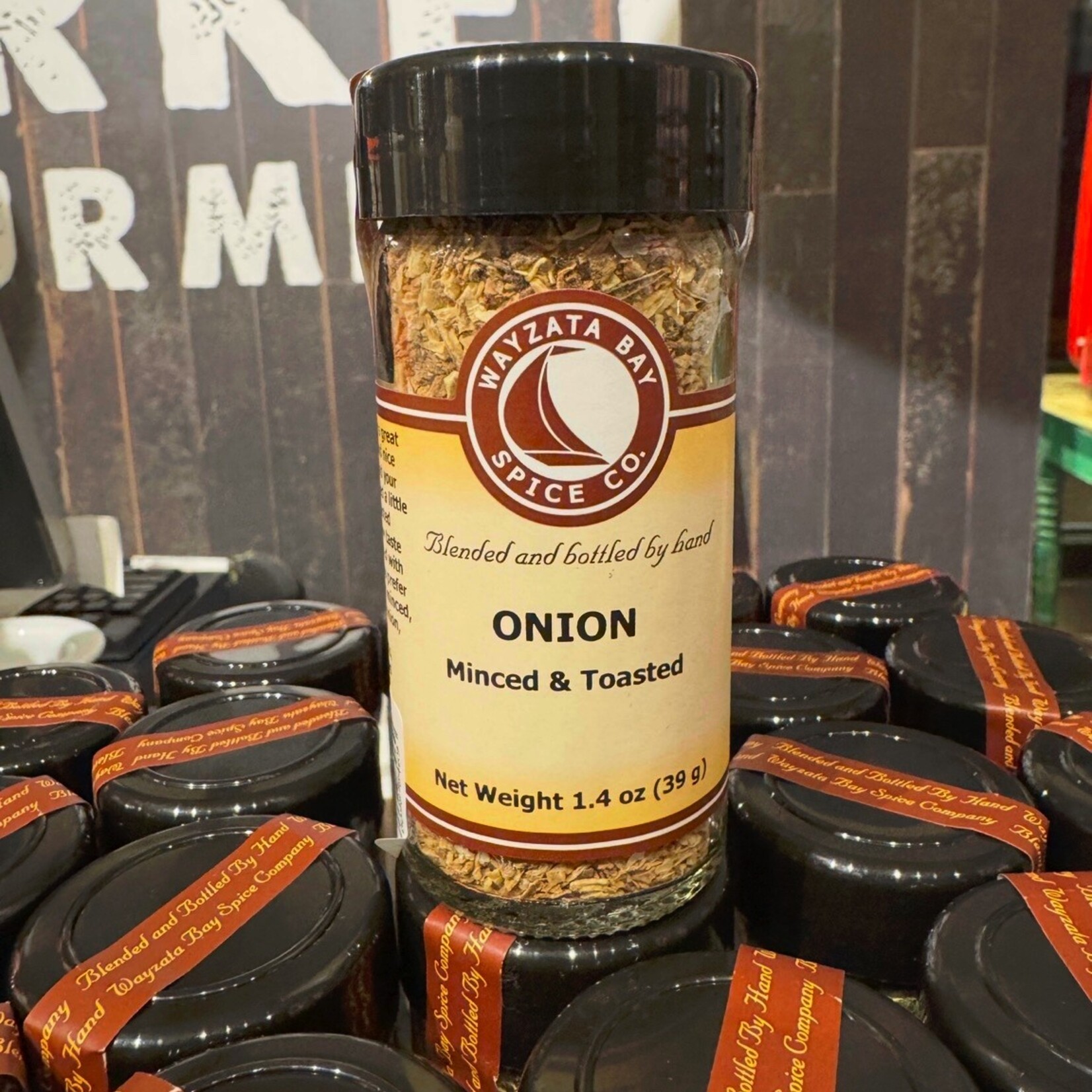Wayzata Bay Spice Co Onion, Minced & Toasted | Wayzata Bay Spice Co