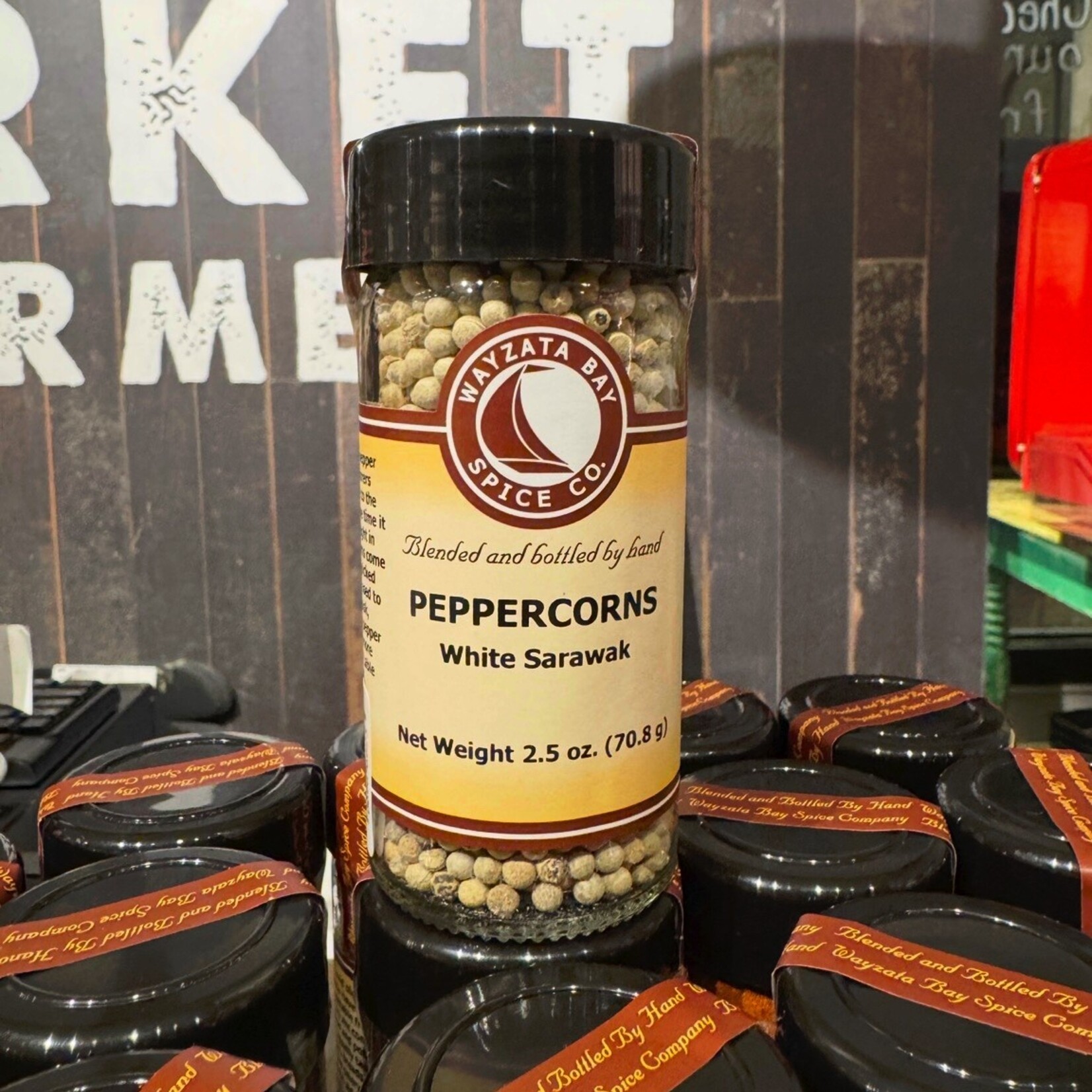 Wayzata Bay Spice Co Peppercorns, White Sarawak | Wayzata Bay Spice Co