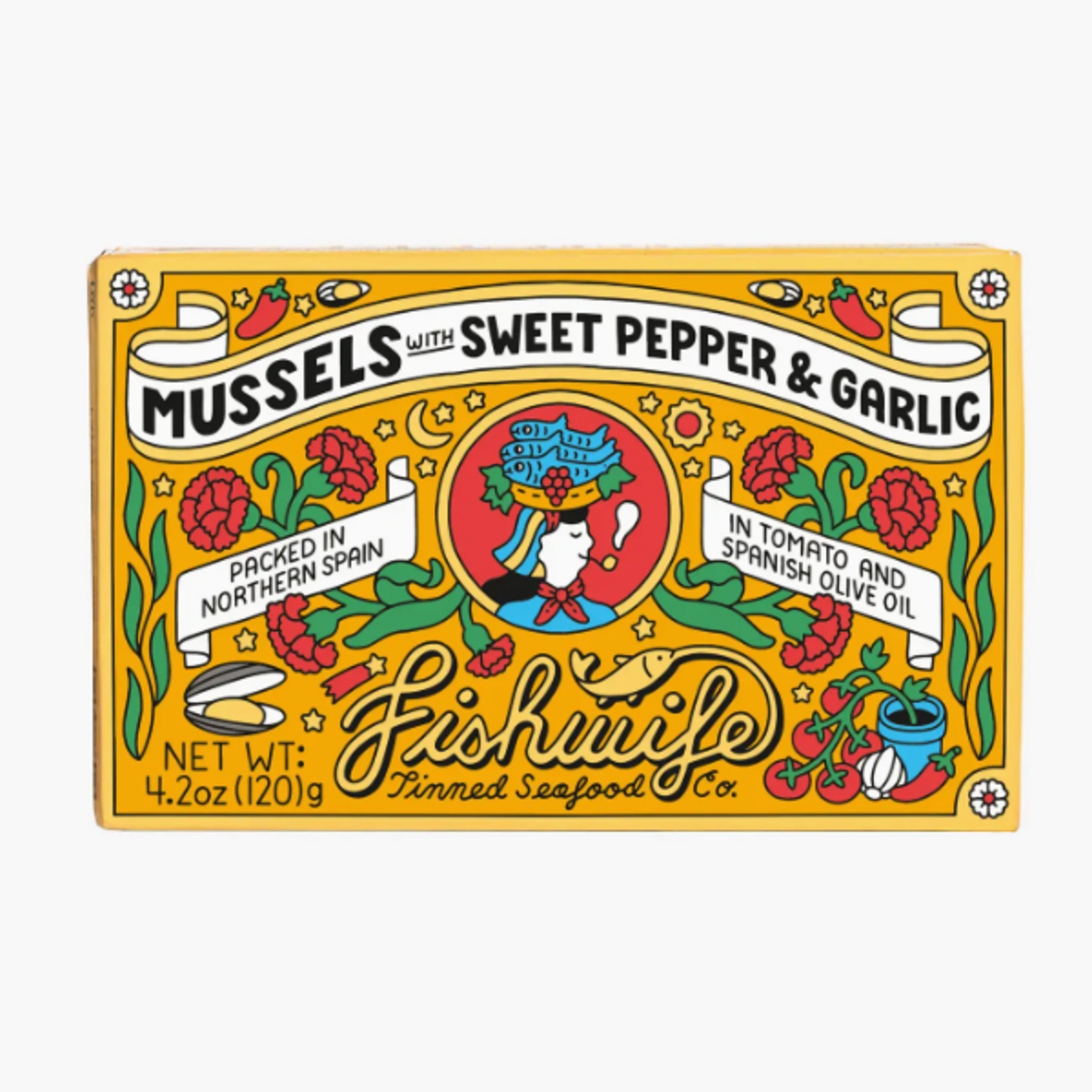 Fishwife Mussels with Sweet Pepper & Garlic