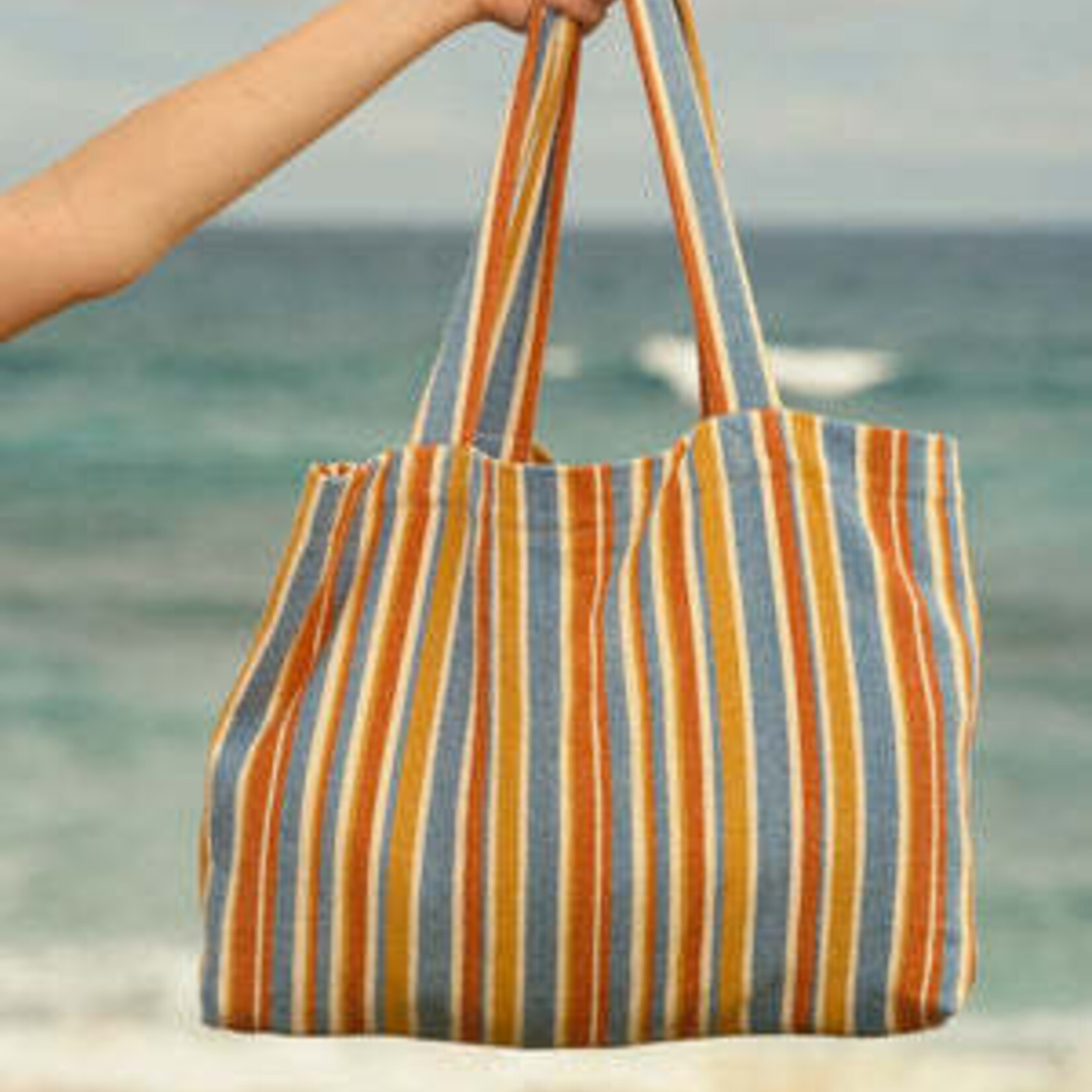 Tag Tote - Cabana Stripe | Tag