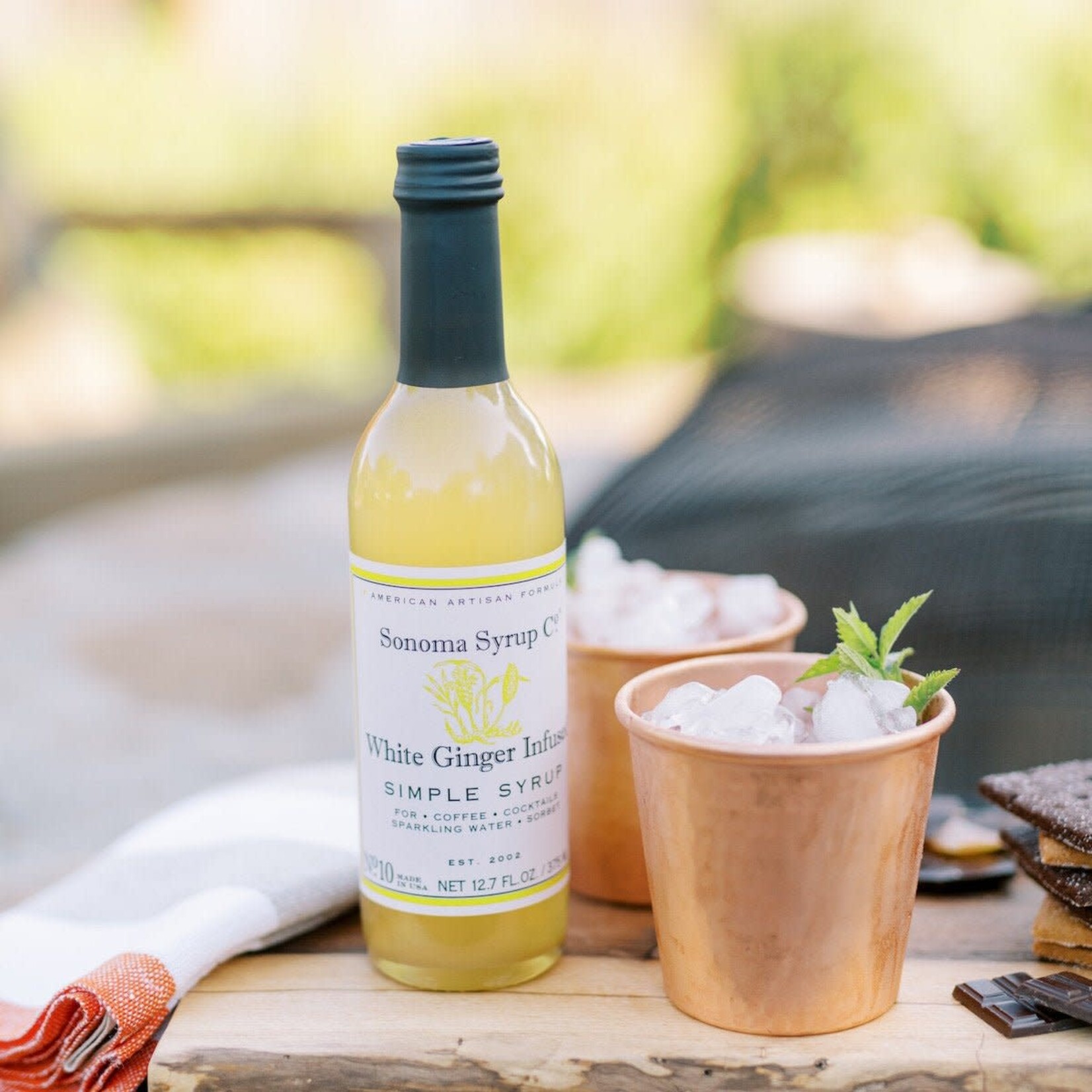 Sonoma Syrup Co. 12.7 oz White Ginger Infused Simple Syrup | Sonoma Syrup Co.