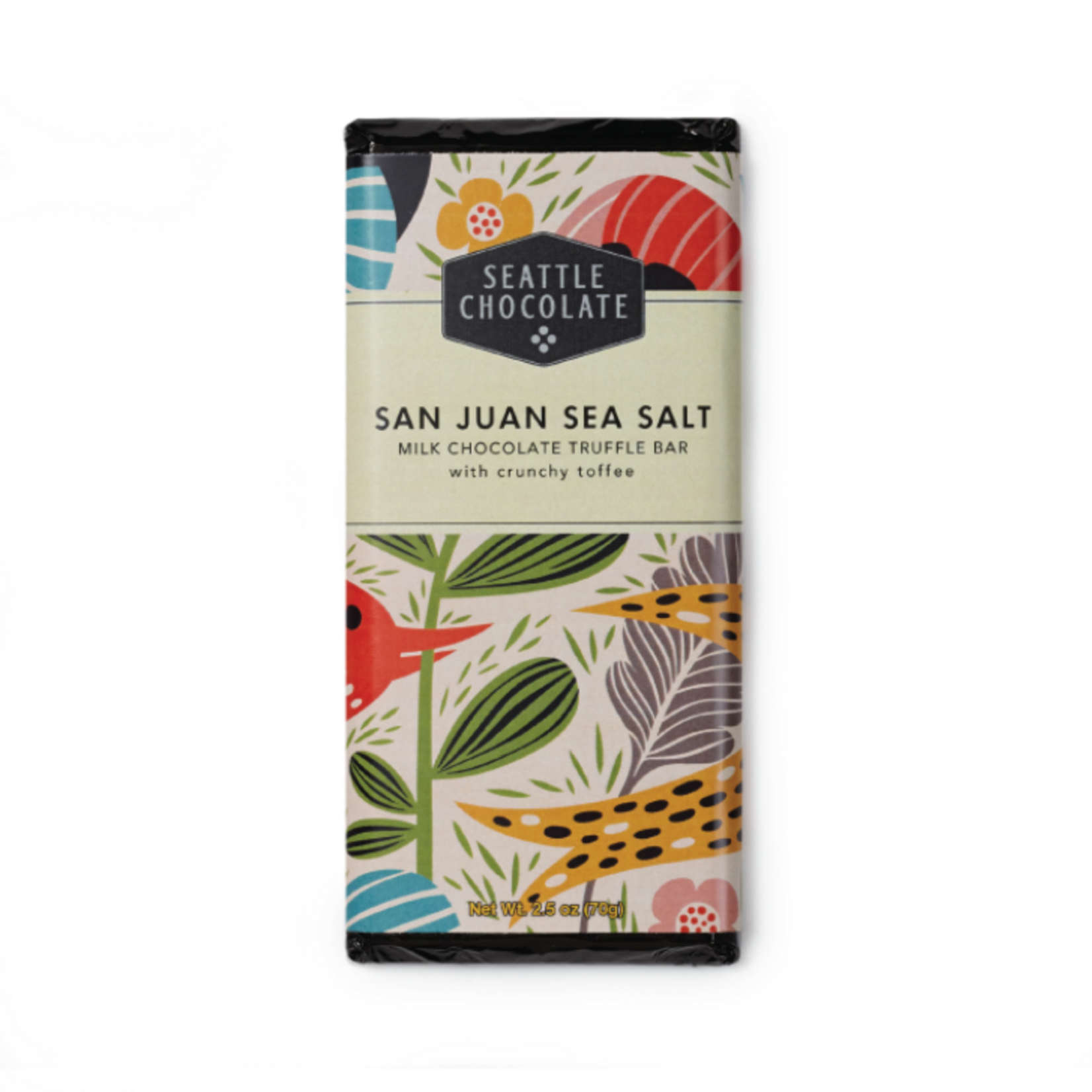 Seattle Chocolate Presents Maeve San Juan Salted Toffee Truffle bar | Seattle Chocolate Presents Maeve