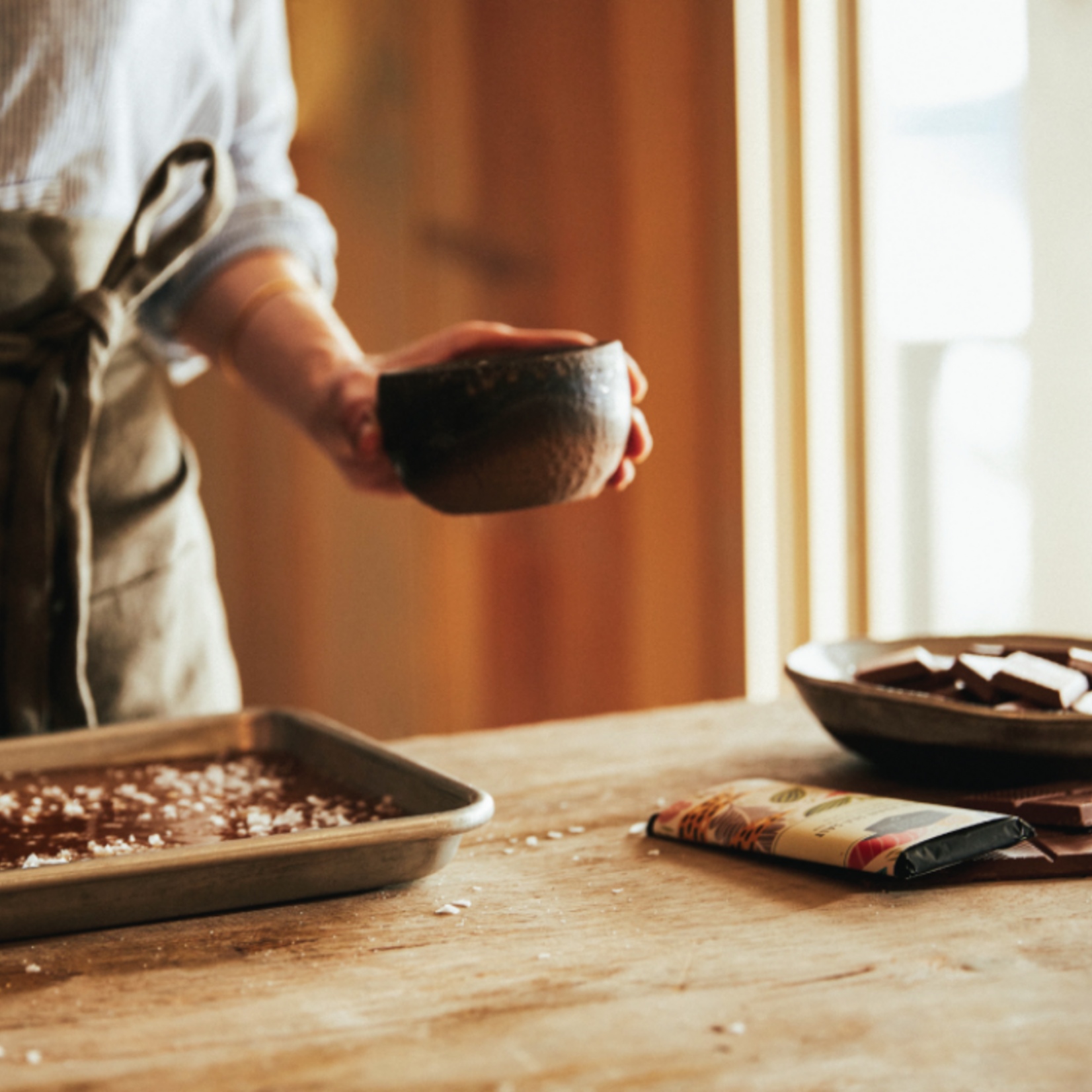 Seattle Chocolate Presents Maeve San Juan Salted Toffee Truffle bar | Seattle Chocolate Presents Maeve