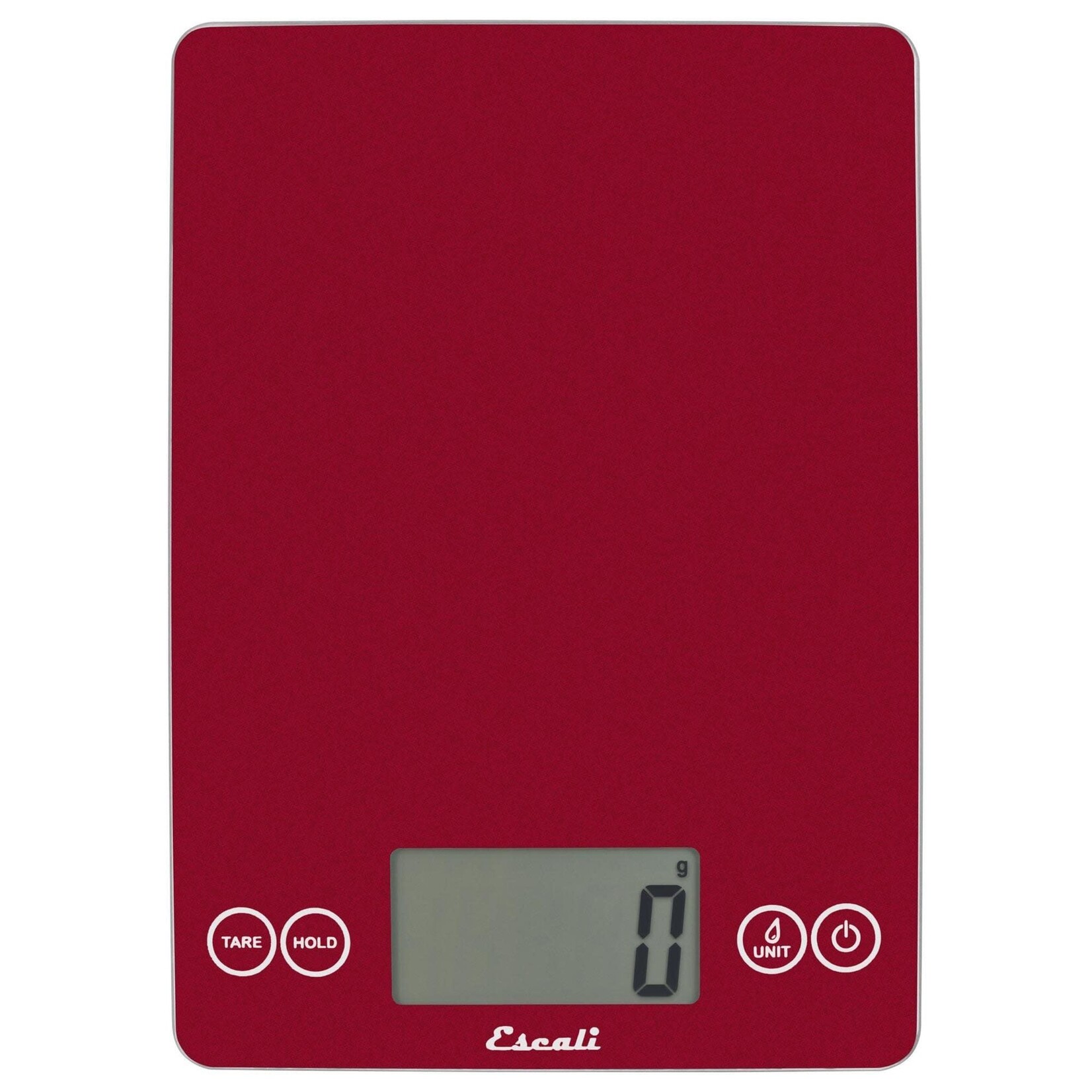 Arti Glass Digital Scale - Rio Red | Kitchen Supply