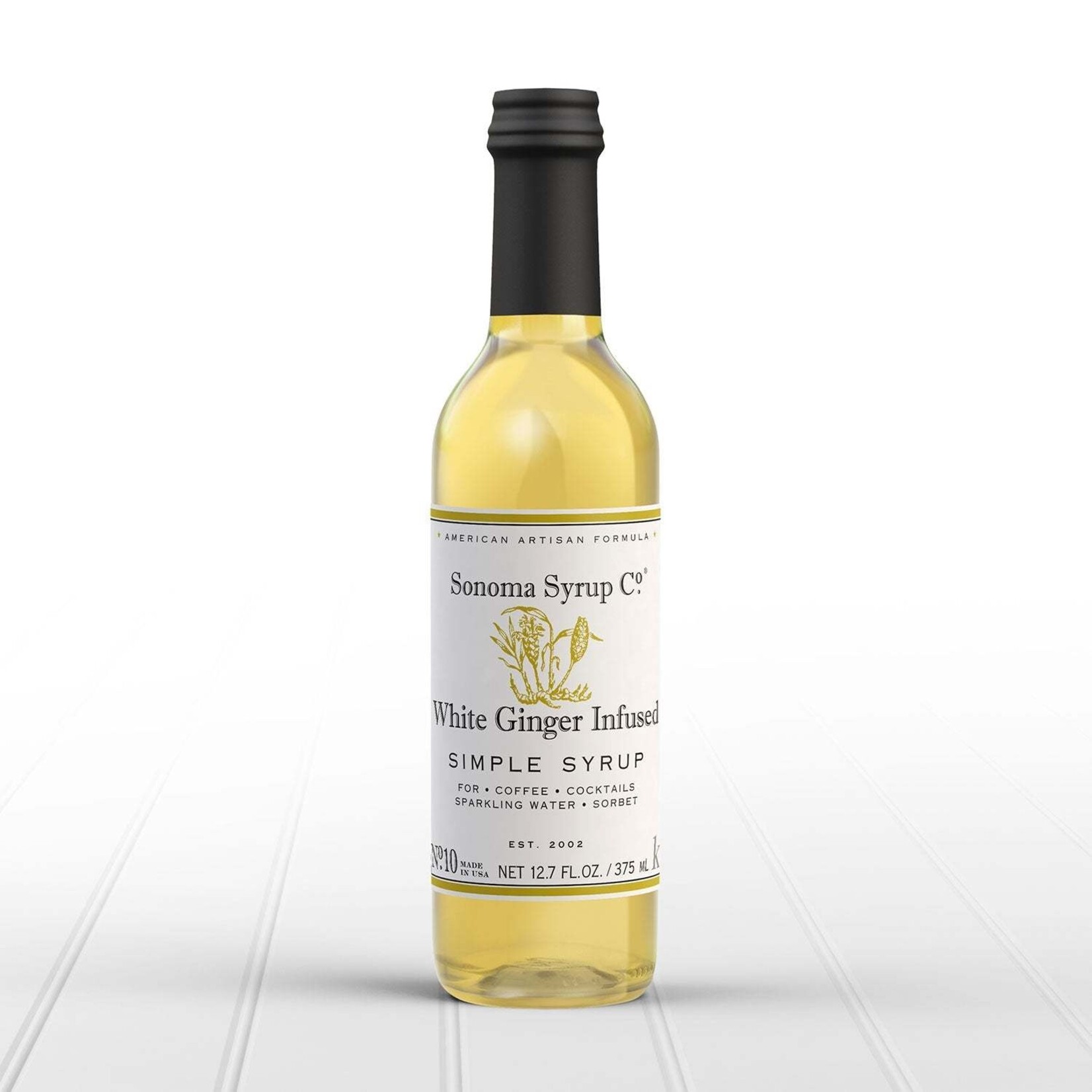 Sonoma Syrup Co. 12.7 oz White Ginger Infused Simple Syrup | Sonoma Syrup Co.