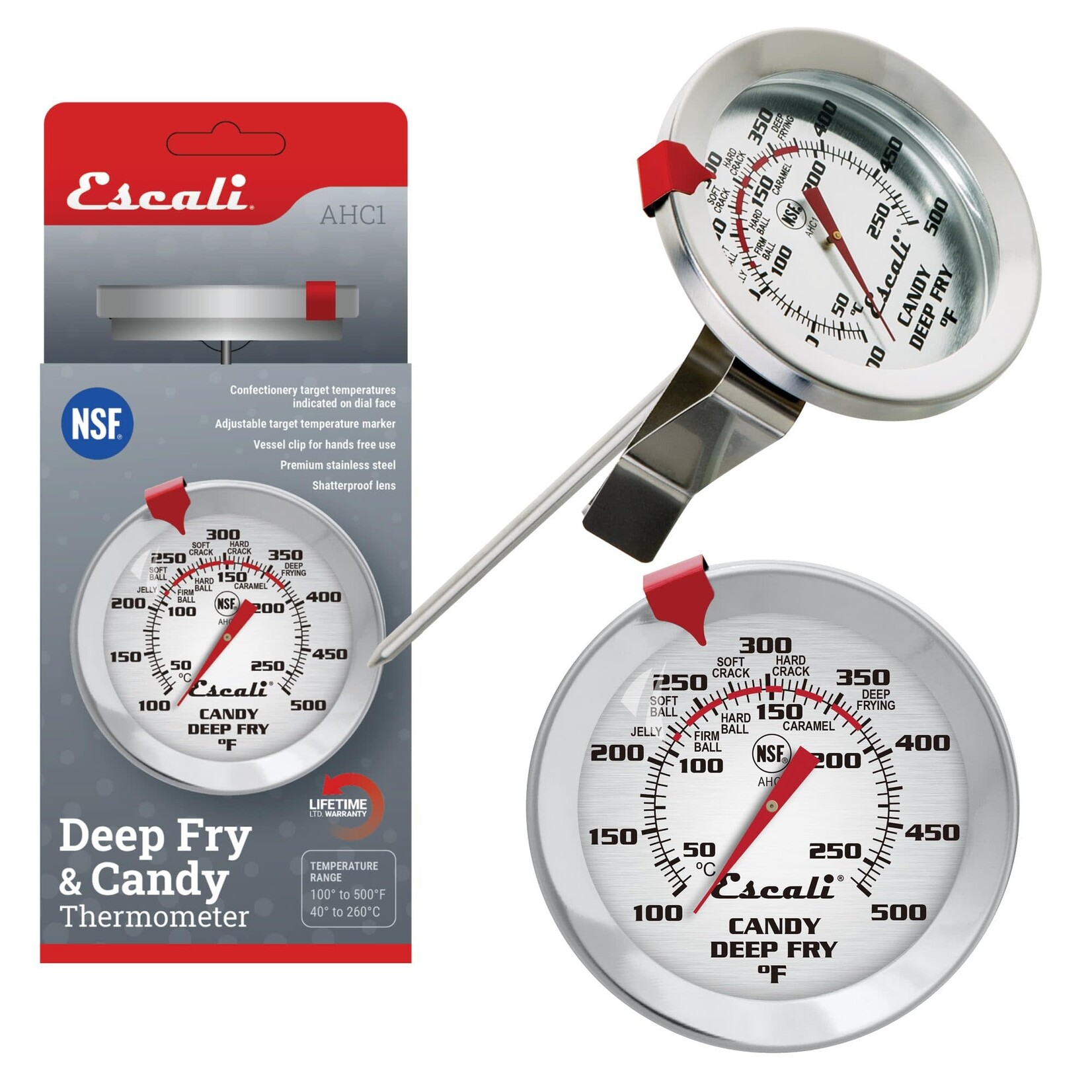 Candy / Deep Fry Thermometer, 5.5 inch Probe