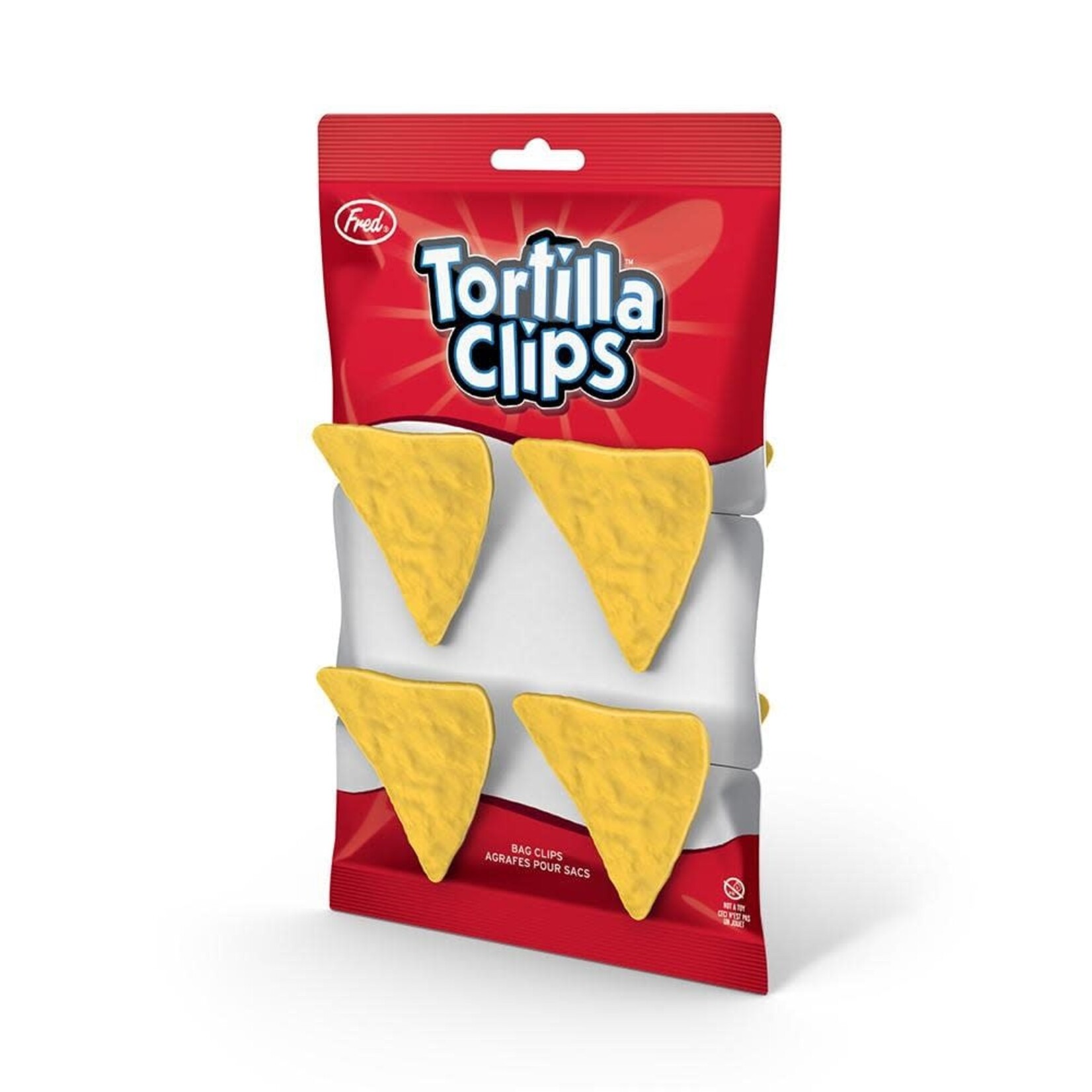 Fred & Friends Tortilla Clips - Tortilla Chip Bag Clips - Set of 4 | Fred & Friends