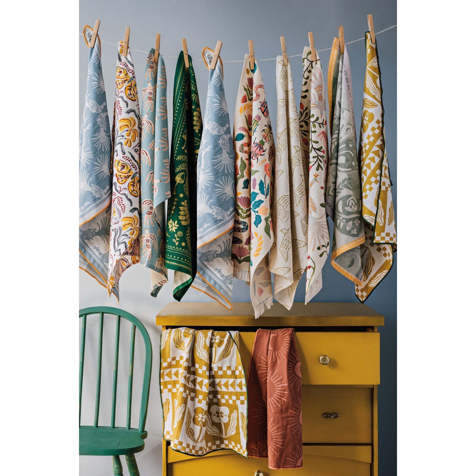 Danica Brands Dishtowel - Amulet Embroidered