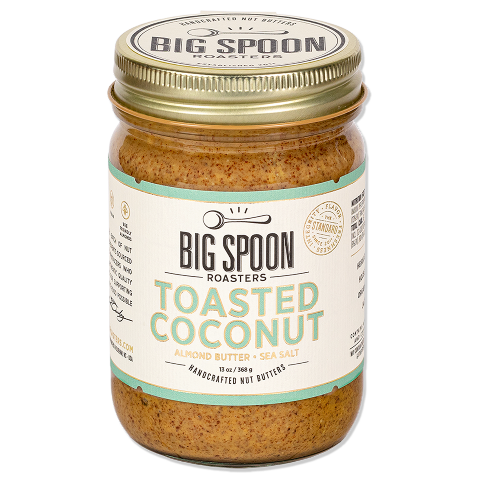 Big Spoon Roasters Toasted Coconut Almond Butter | 13 oz Jar | Big Spoon Roasters