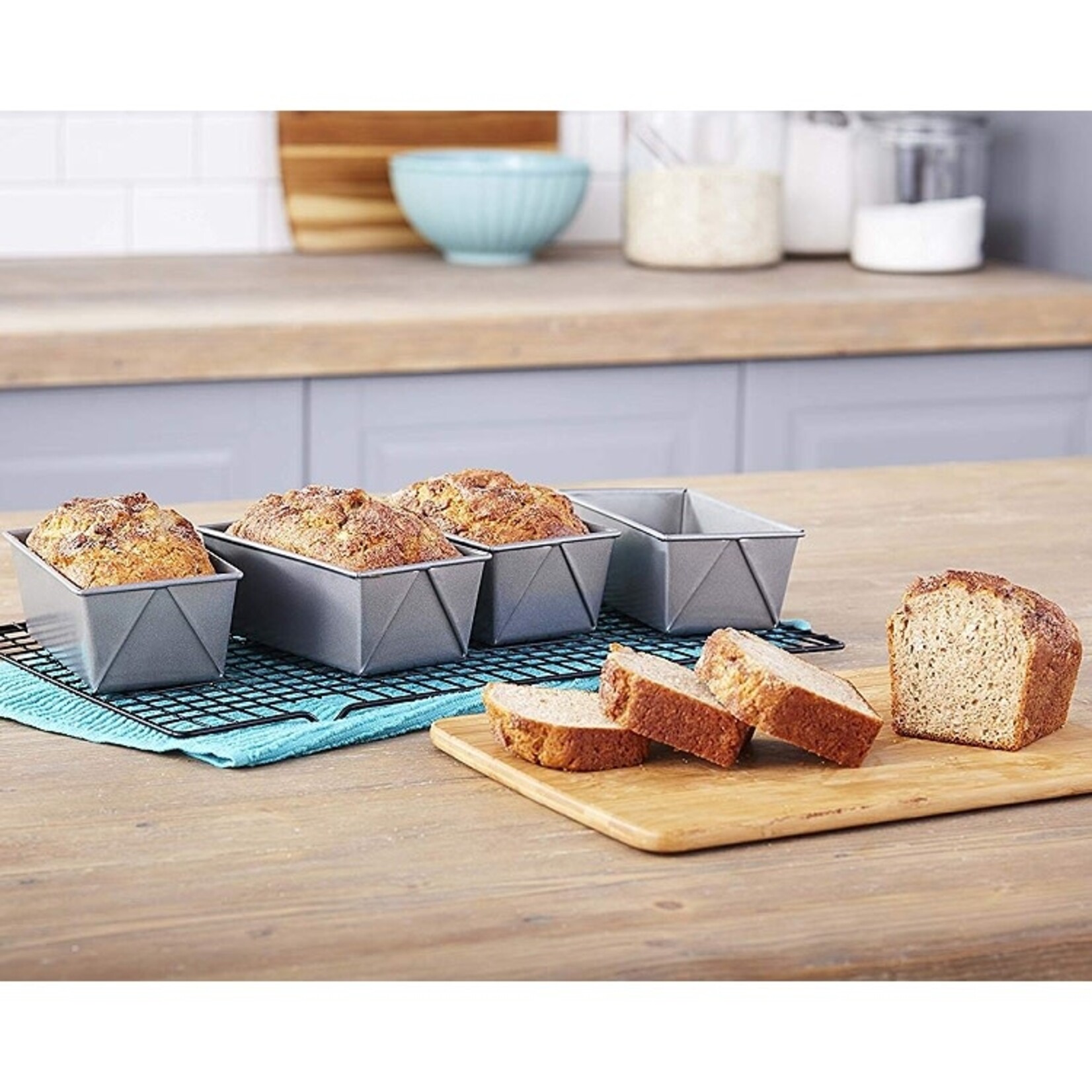 CM Set of 4 Mini Loaf Pans | Lifetime Brands