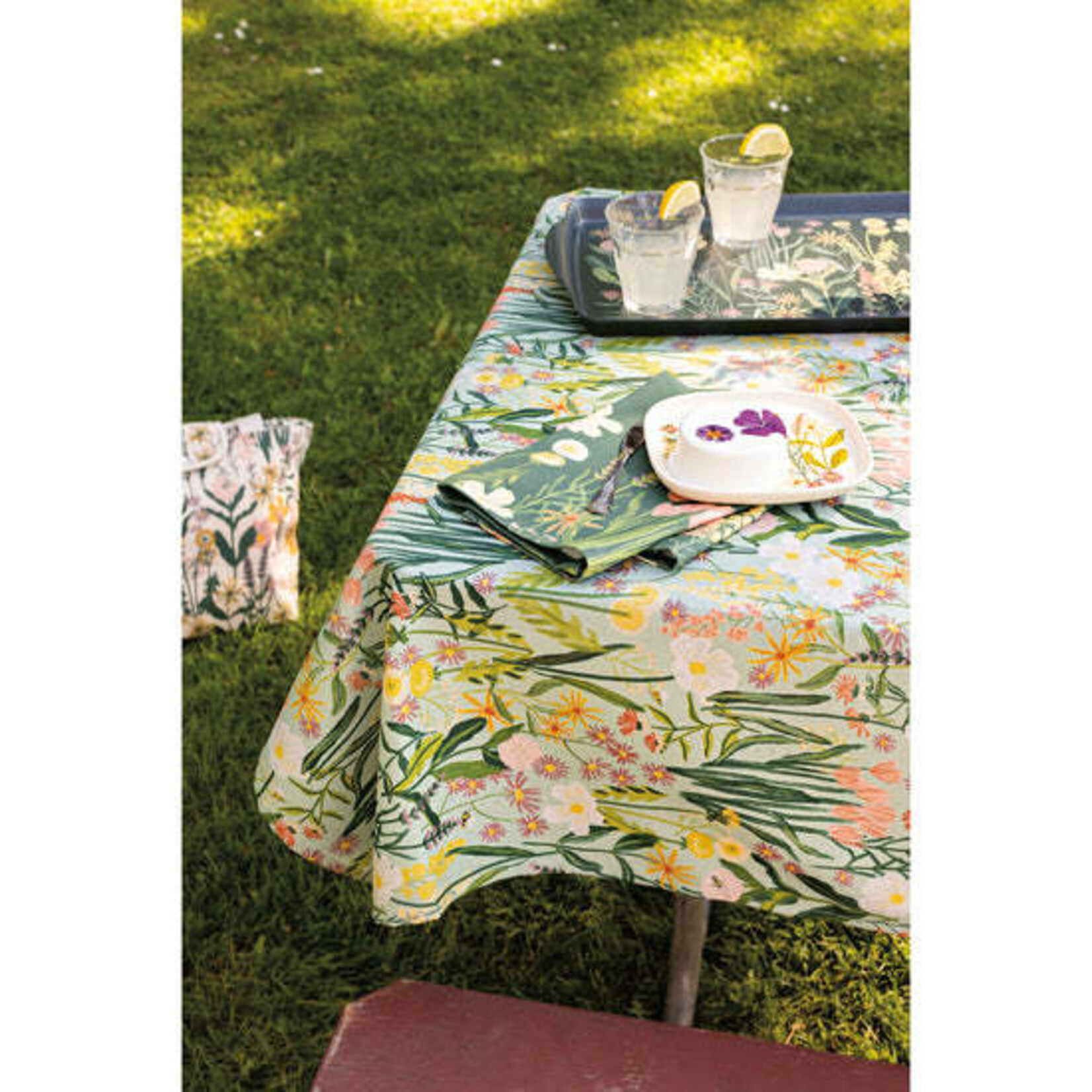 Danica Brands Tablecloth 60” - Clean Coast Bees & Bloom | Danica Brands