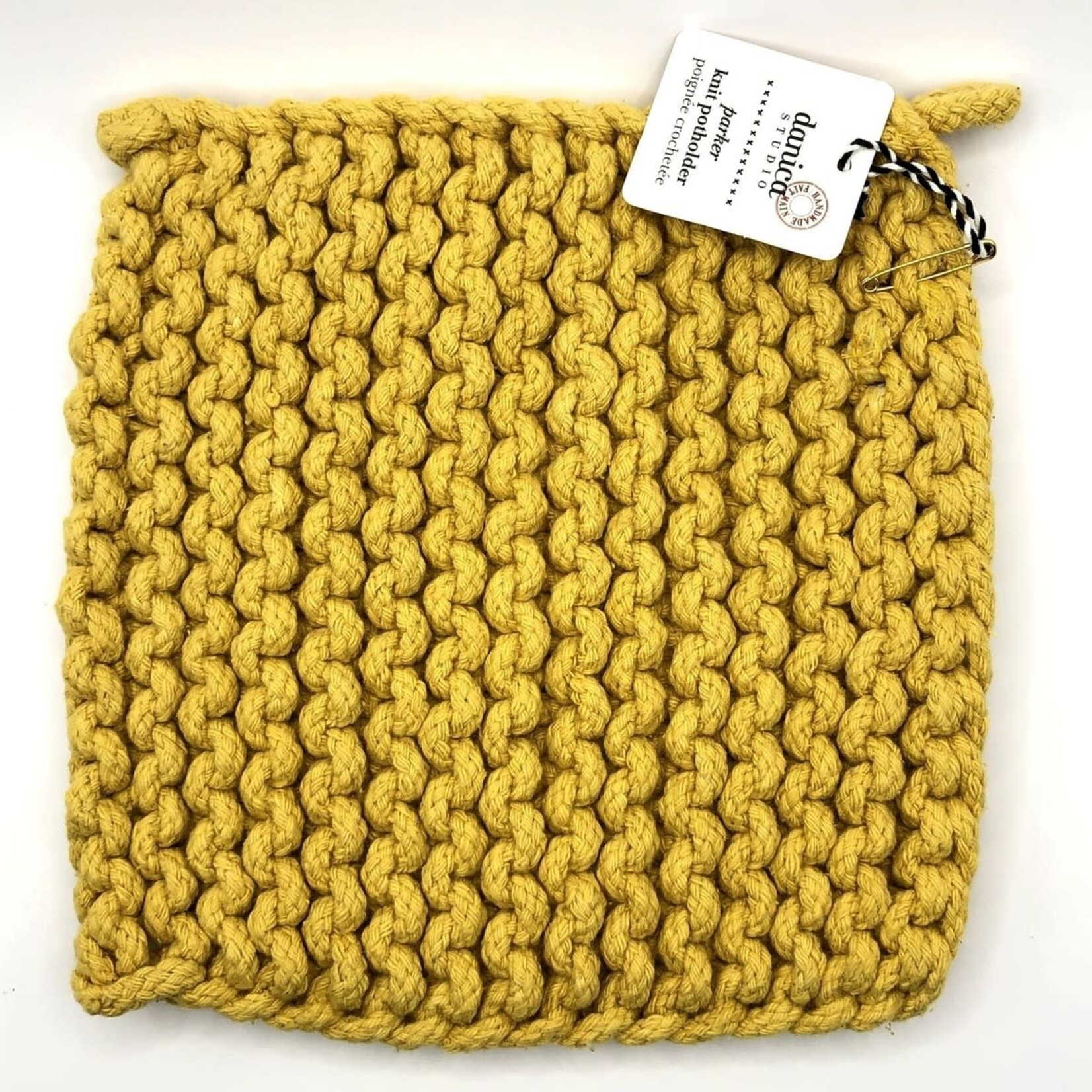 Danica Brands Pot Holder - Knit Ochre | Danica Brands