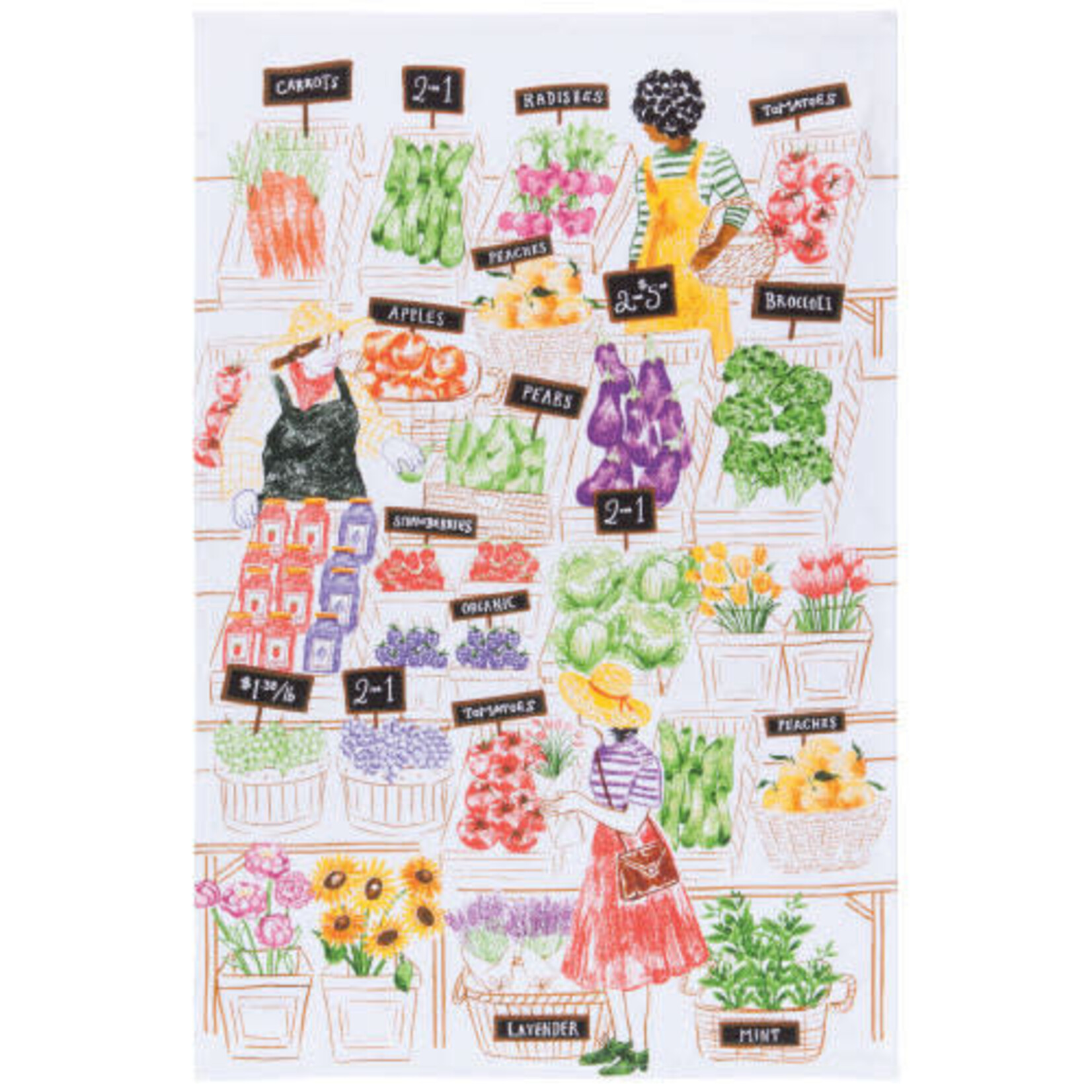 Danica Brands Tea Towel - Locally Grown | Danica Brands