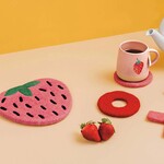 Danica Brands Trivet - Felt Wool Berry Sweet