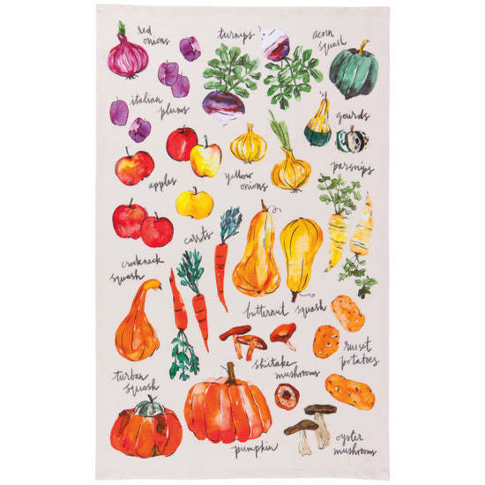 Danica Brands Tea Towel - Prnt Veggie Stand | Danica Brands