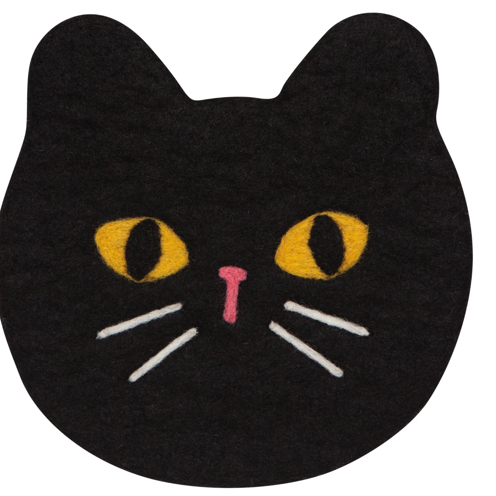 Danica Brands Trivet - Felt Wool Black Cat | Danica Brands