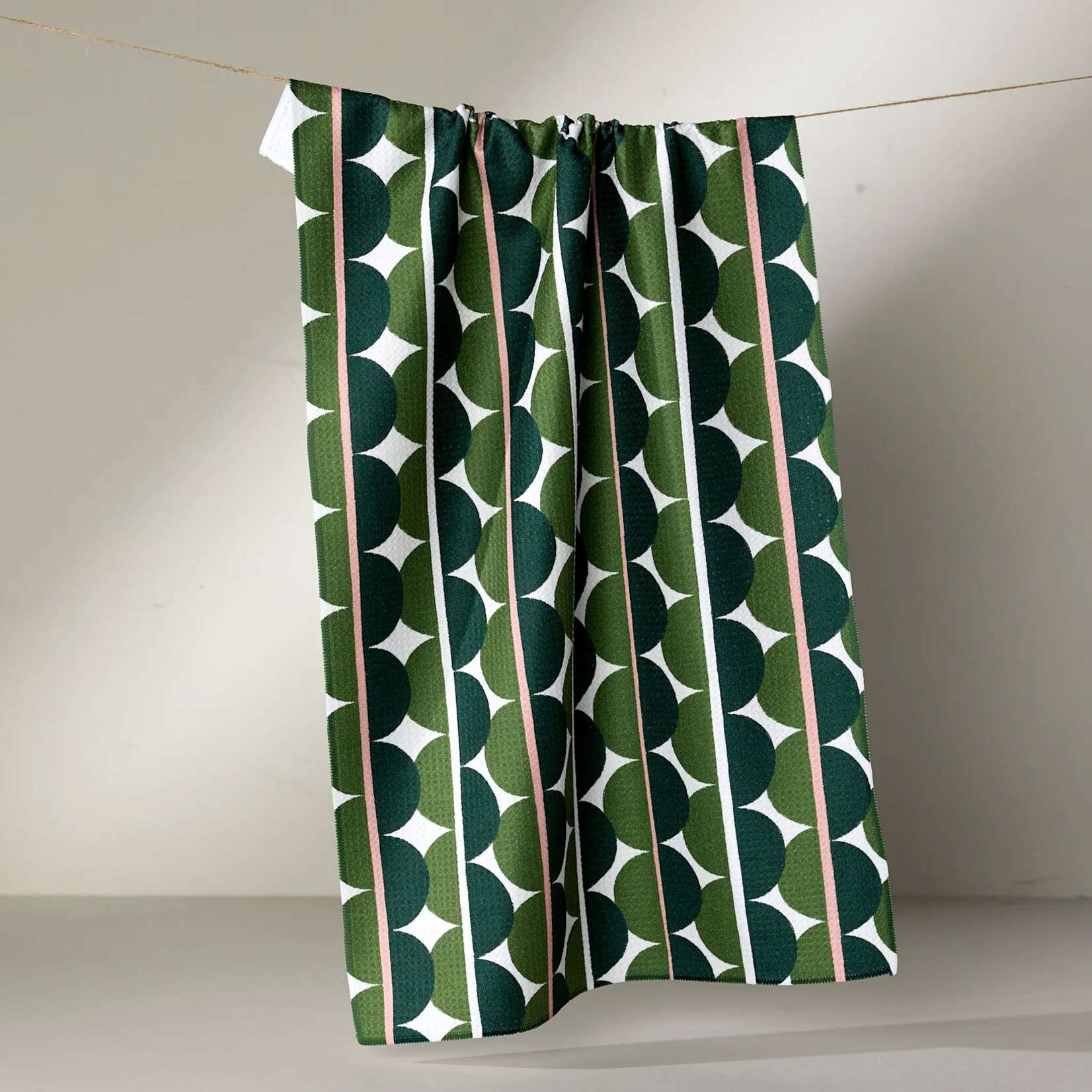 Geometry Blockprint Eclipse Tea Towel | Geometry