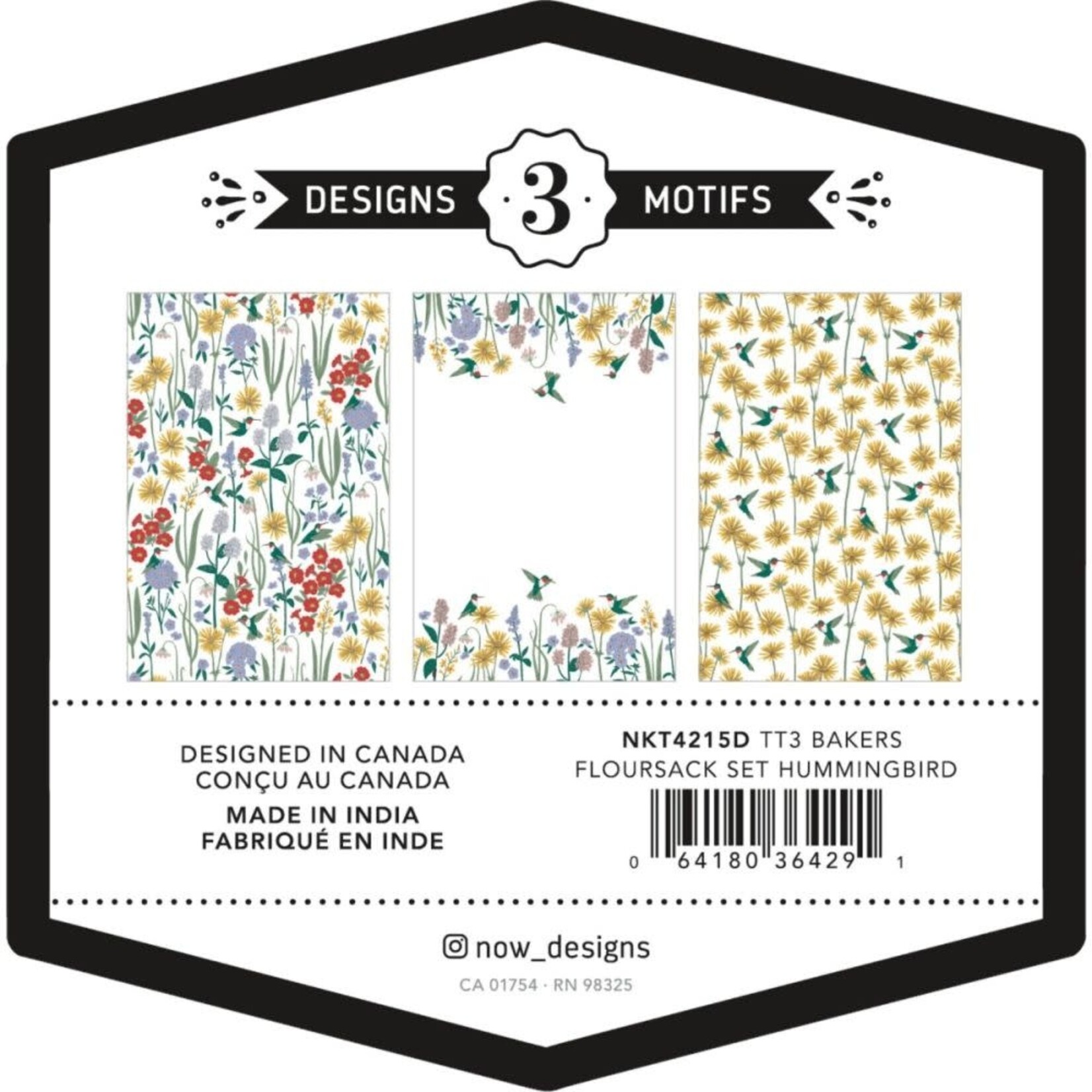 Danica Brands Bakers Tea Towel S/3 - Hummingbird | Danica Brands