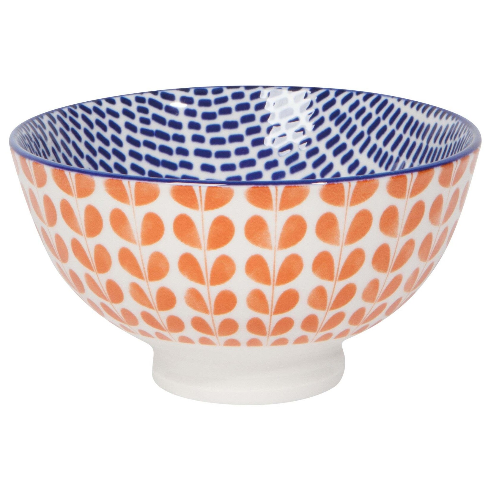 Danica Brands Bowl - 4inch Orange Blue Blossom | Danica Brands