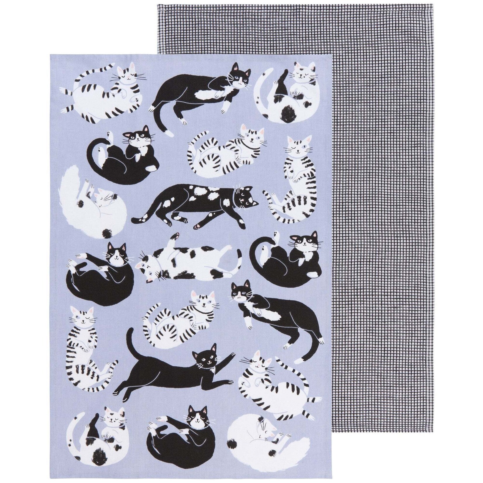 Danica Brands Tea Towel S/2 - Meow & Furever | Danica Brands