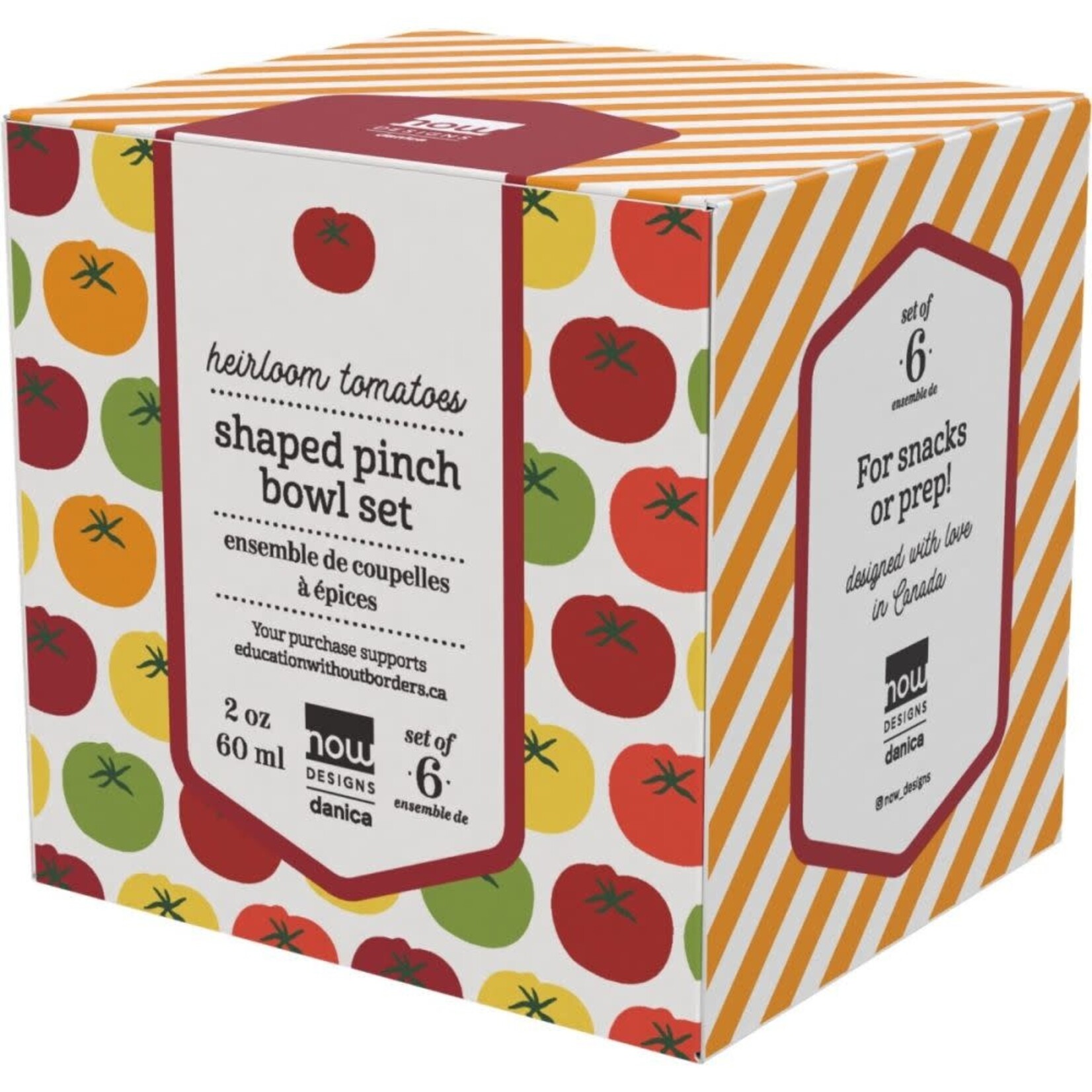 Danica Brands Pinch Bowls Set of 6 Assorted - Heirloom Tomatoes | Danica Brands