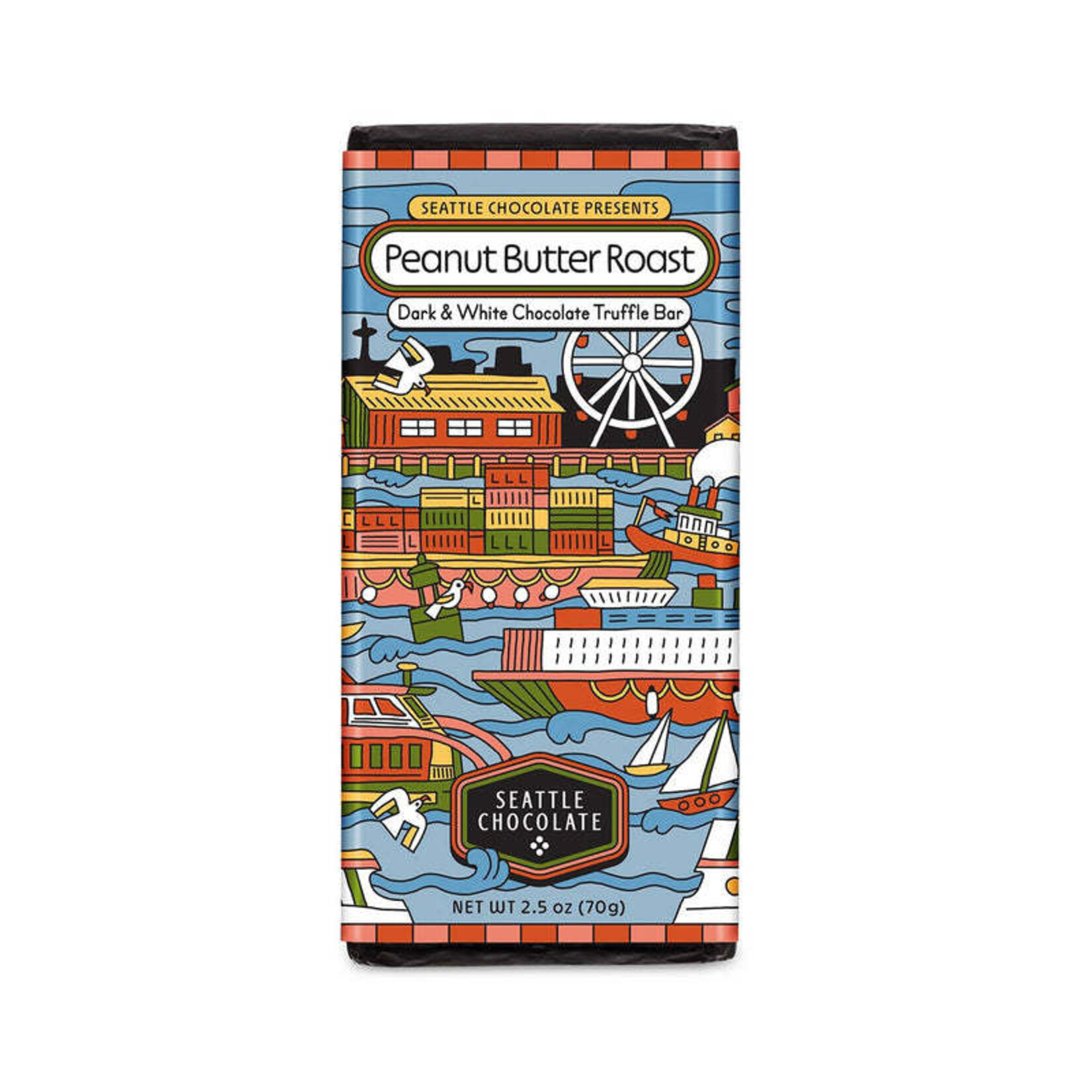 Seattle Chocolate Presents Maeve Peanut Butter Roast Truffle Bar | Seattle Chocolate Presents Maeve