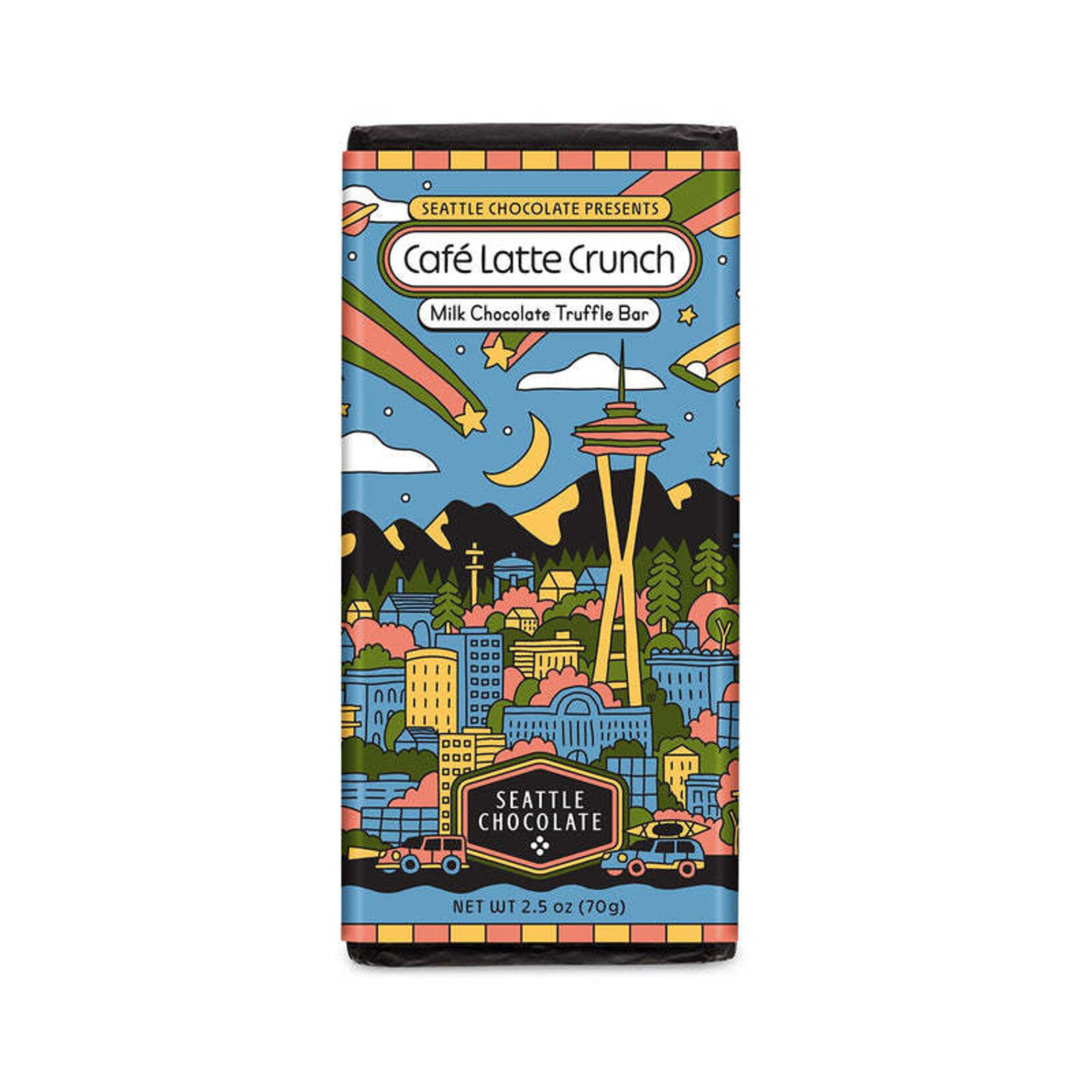 Seattle Chocolate Presents Maeve Café Latte Crunch Truffle Bar | Seattle Chocolate Presents Maeve