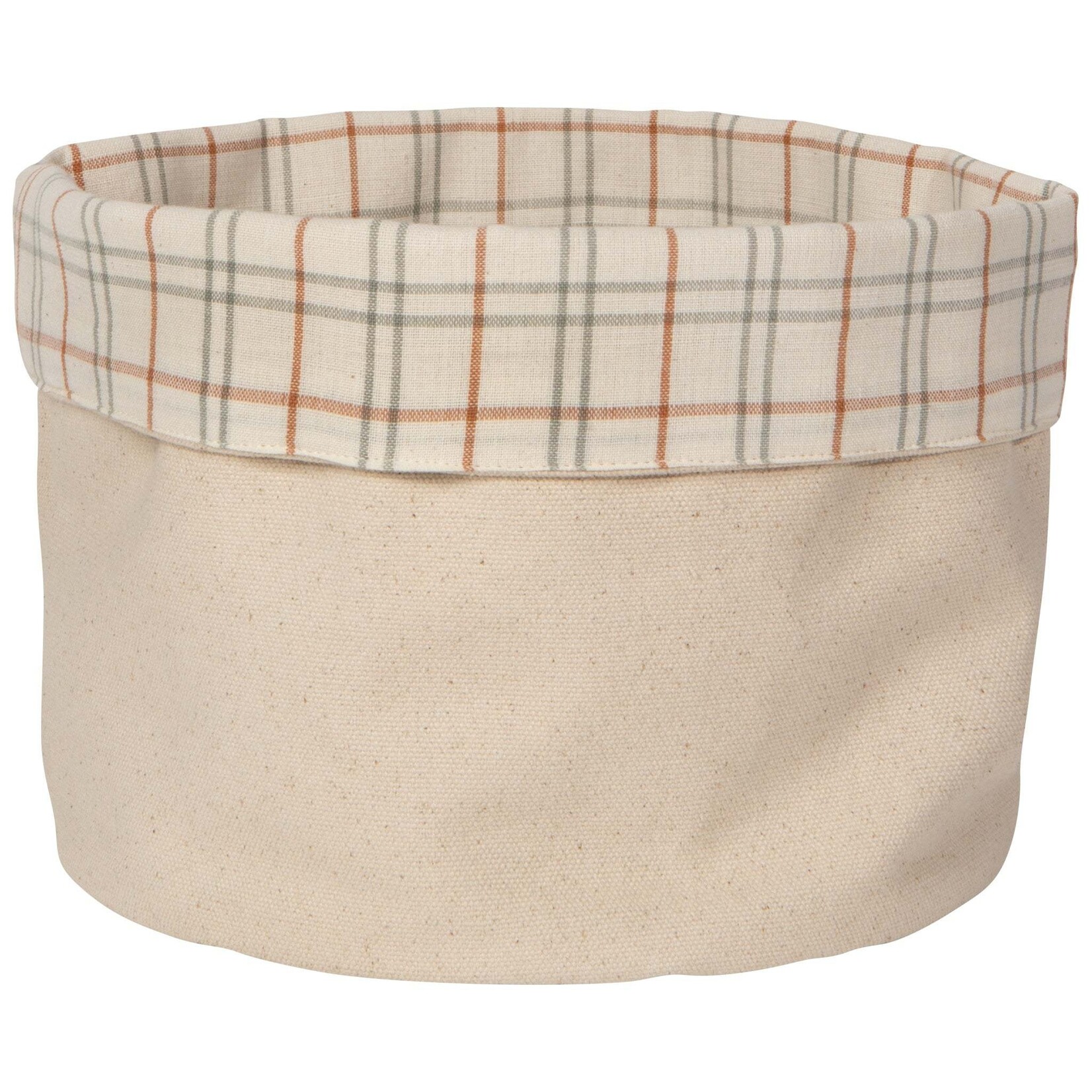 Danica Brands Plaid Canvas Bread Basket | Danica Brands