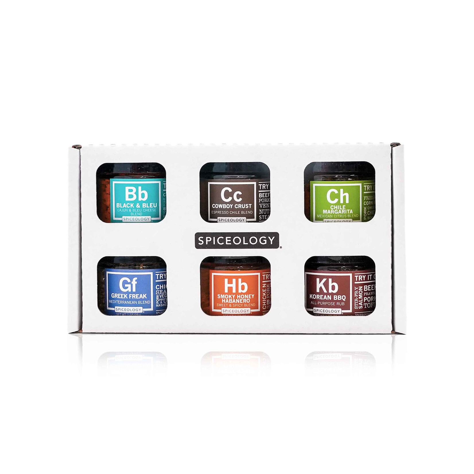 Spiceology Mini Rub Set | 6 Mini Rub Jars
