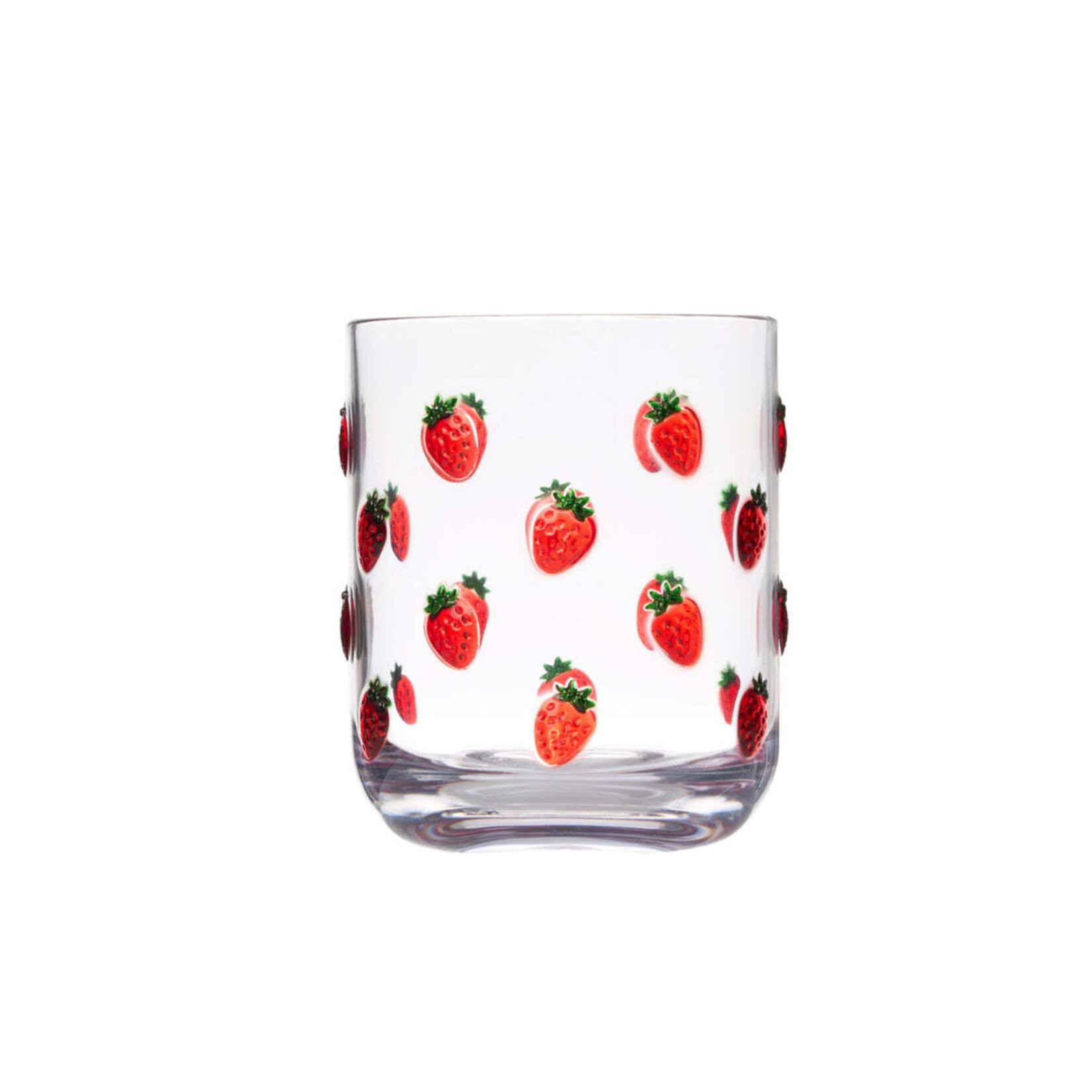 Tag Strawberry Dof Glass