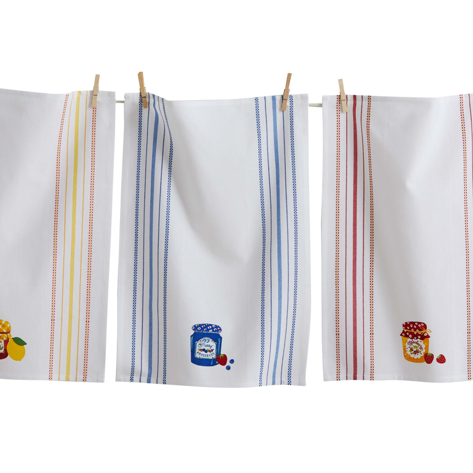 Tag Dishtowel Set - Fresh Pick Jam Jar (Set of 3) | Tag