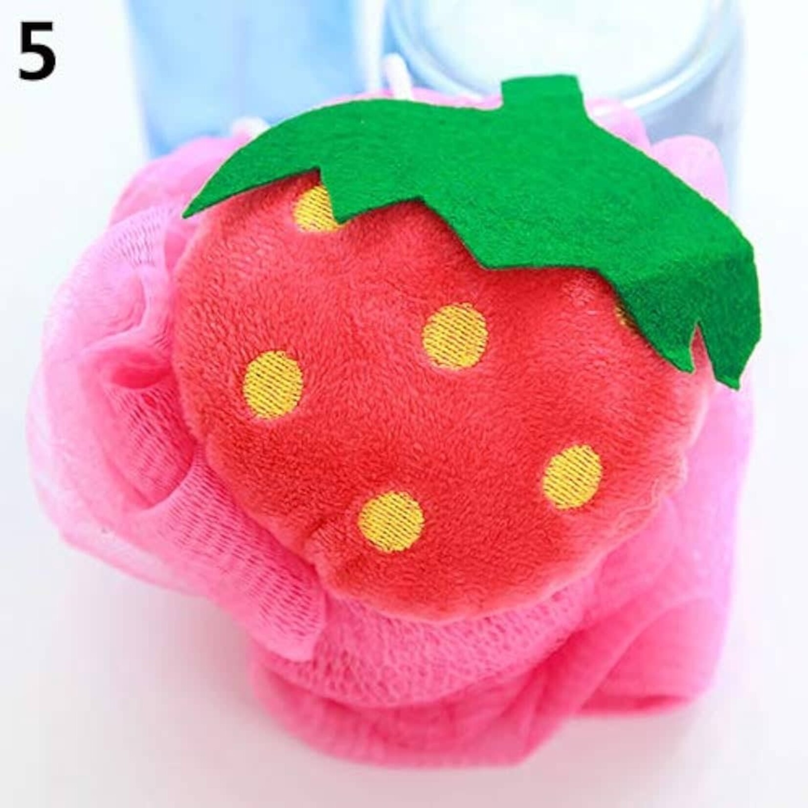 Tag Loofah Scrubber - Strawberry | Tag