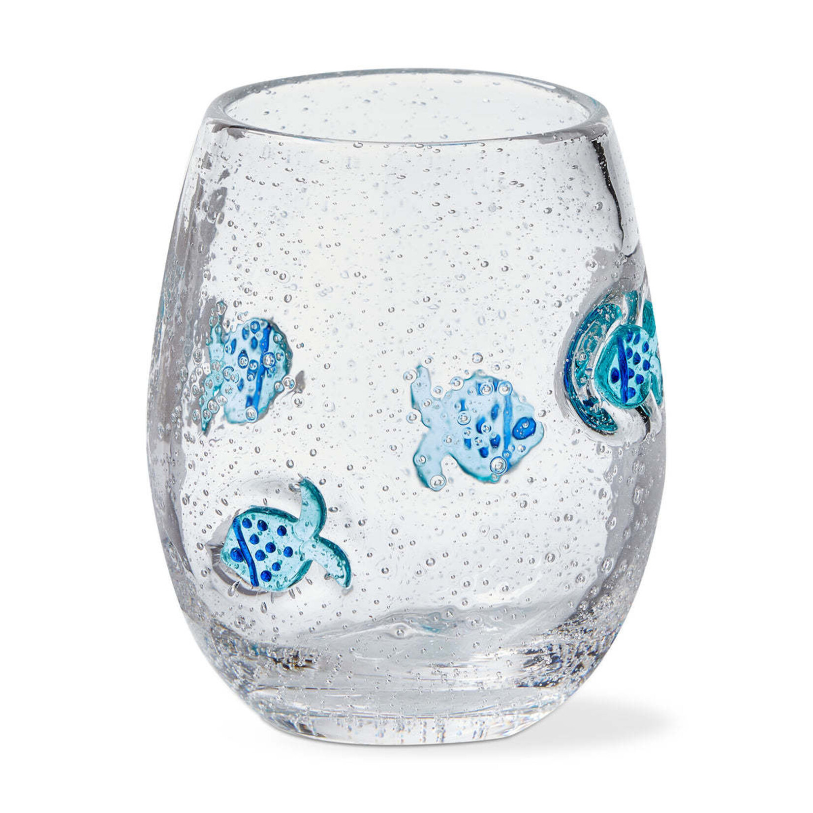 Tag Stemless Wine Glass - Fish Bubble | Tag