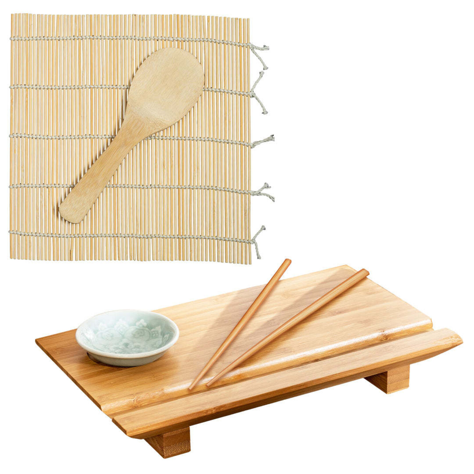 Joyce Chen Sushi Board and Sushi Roller Set | Kitchen Supply