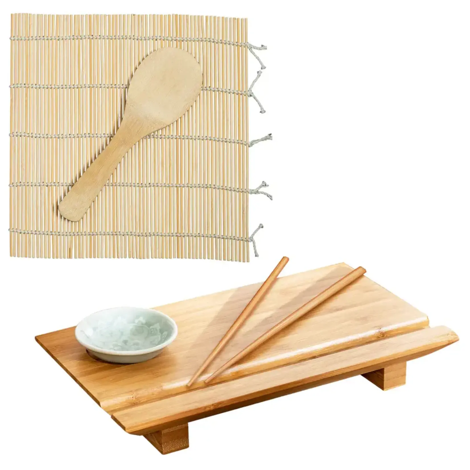 Joyce Chen Sushi Board and Sushi Roller Set | Kitchen Supply