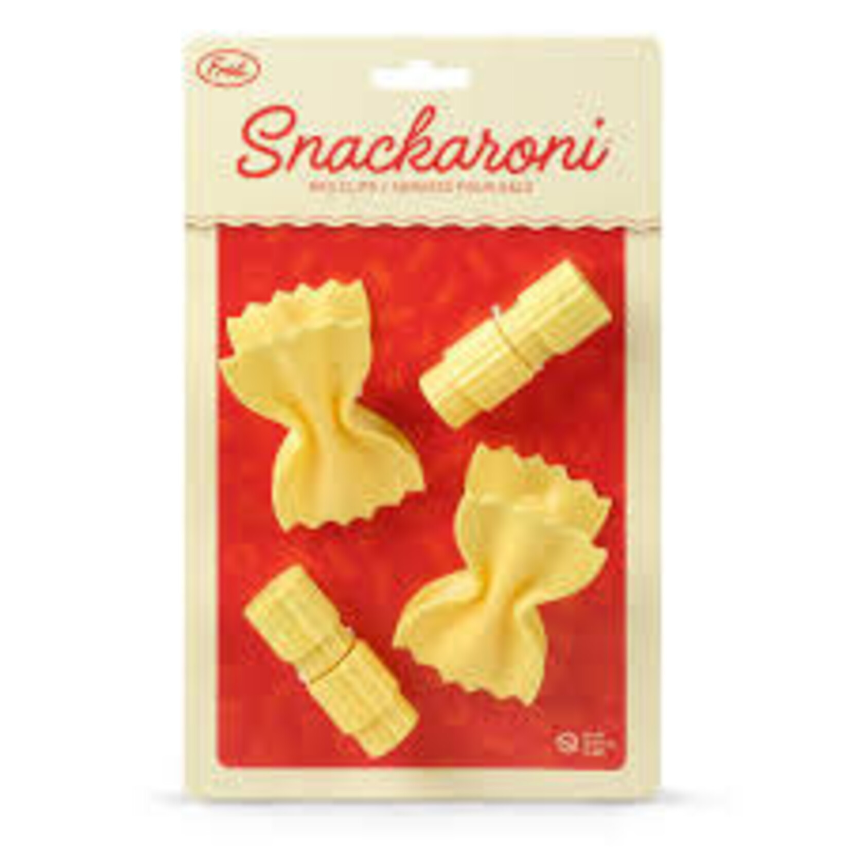 Fred & Friends SNACKARONI - Pasta Bag Clips - Set of 4 | Fred & Friends