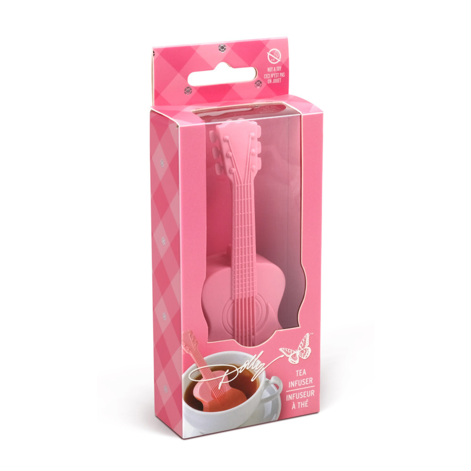 Fred & Friends Dolly Parton Pink Guitar Tea Infuser | Fred & Friends