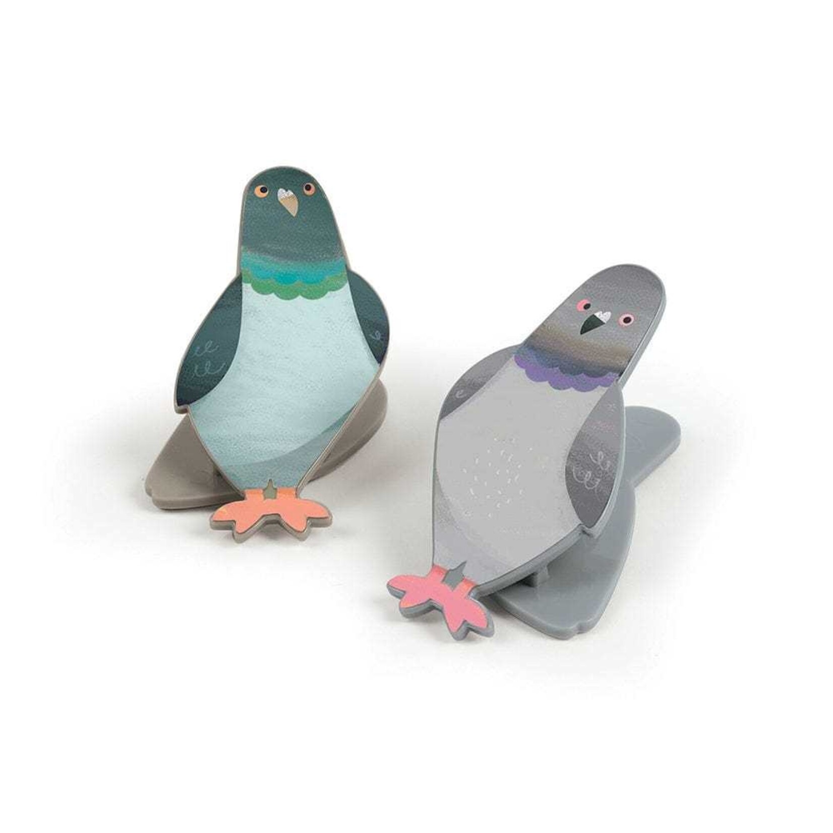 Fred & Friends Peckish - Pigeon Bag Clips - Set of 4 | Fred & Friends