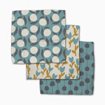 Geometry Polka Dot Blooms Dishcloth Set | Geometry