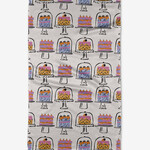 Geometry Cakes In The Window Tea Towel | Geometry