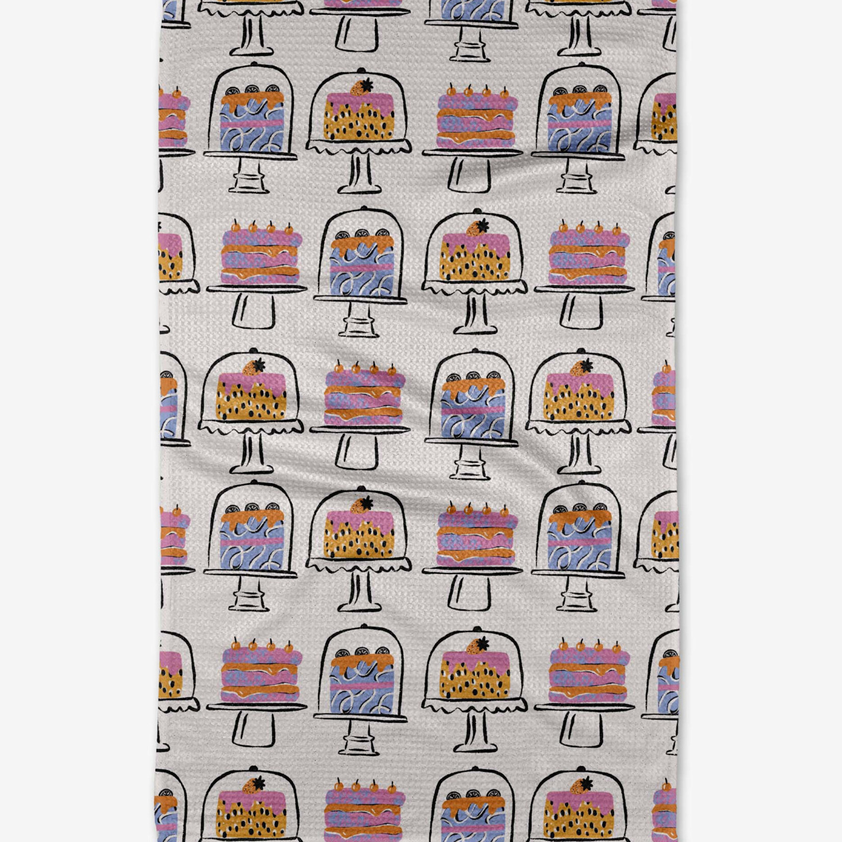 Geometry Cakes In The Window Tea Towel | Geometry