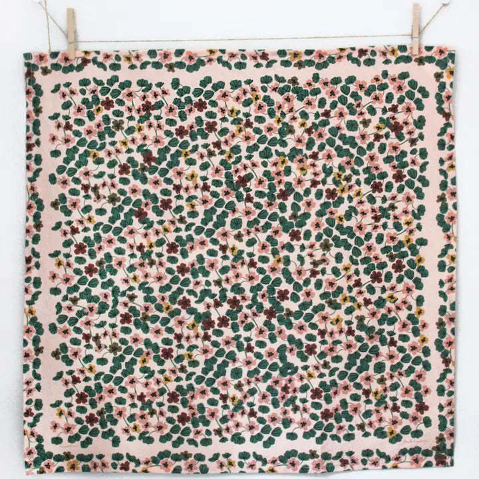 Geometry Nasturtium Garden Tea Towel | Geometry